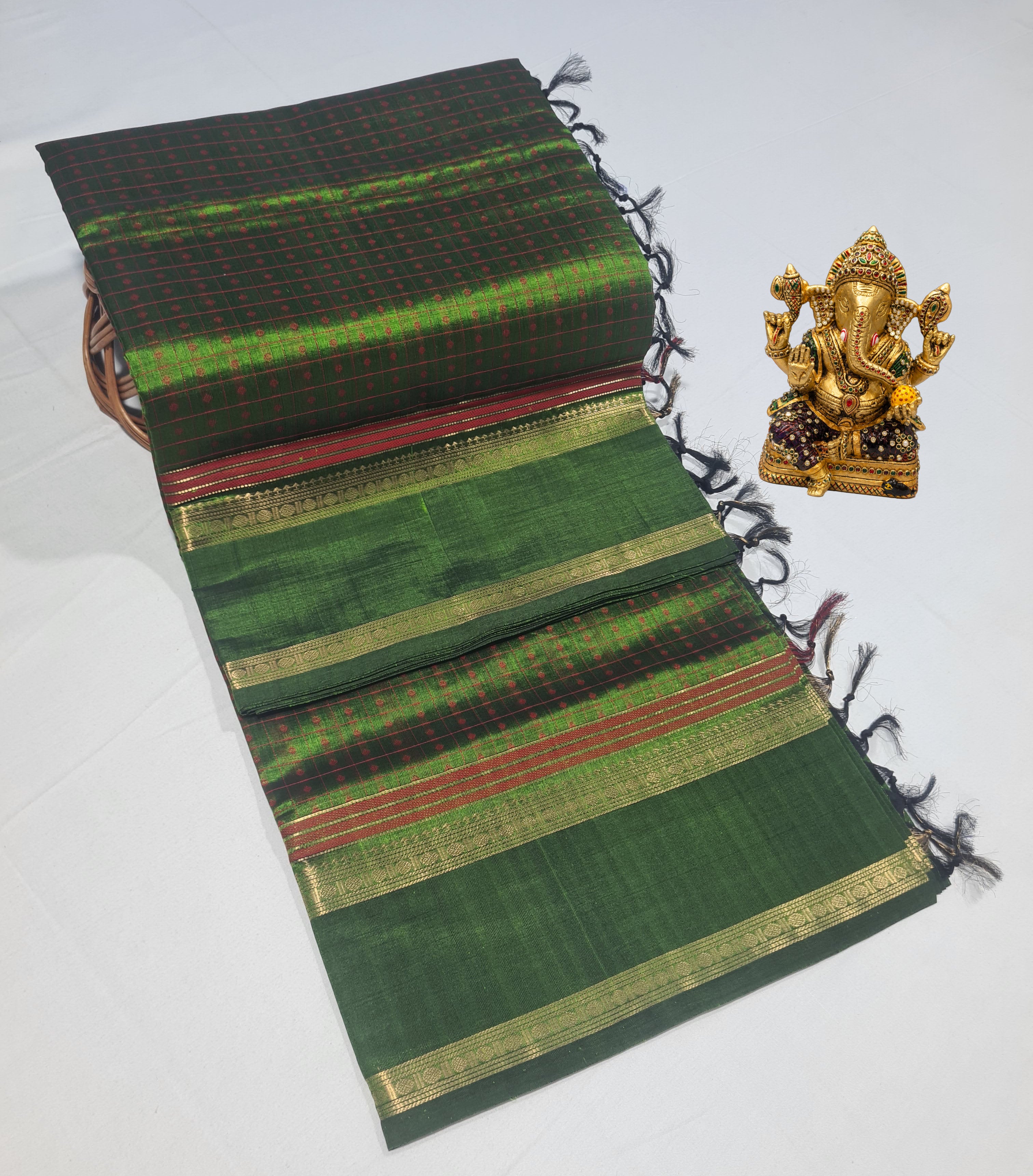 Kanchipuram Pure Silk Cotton Saree