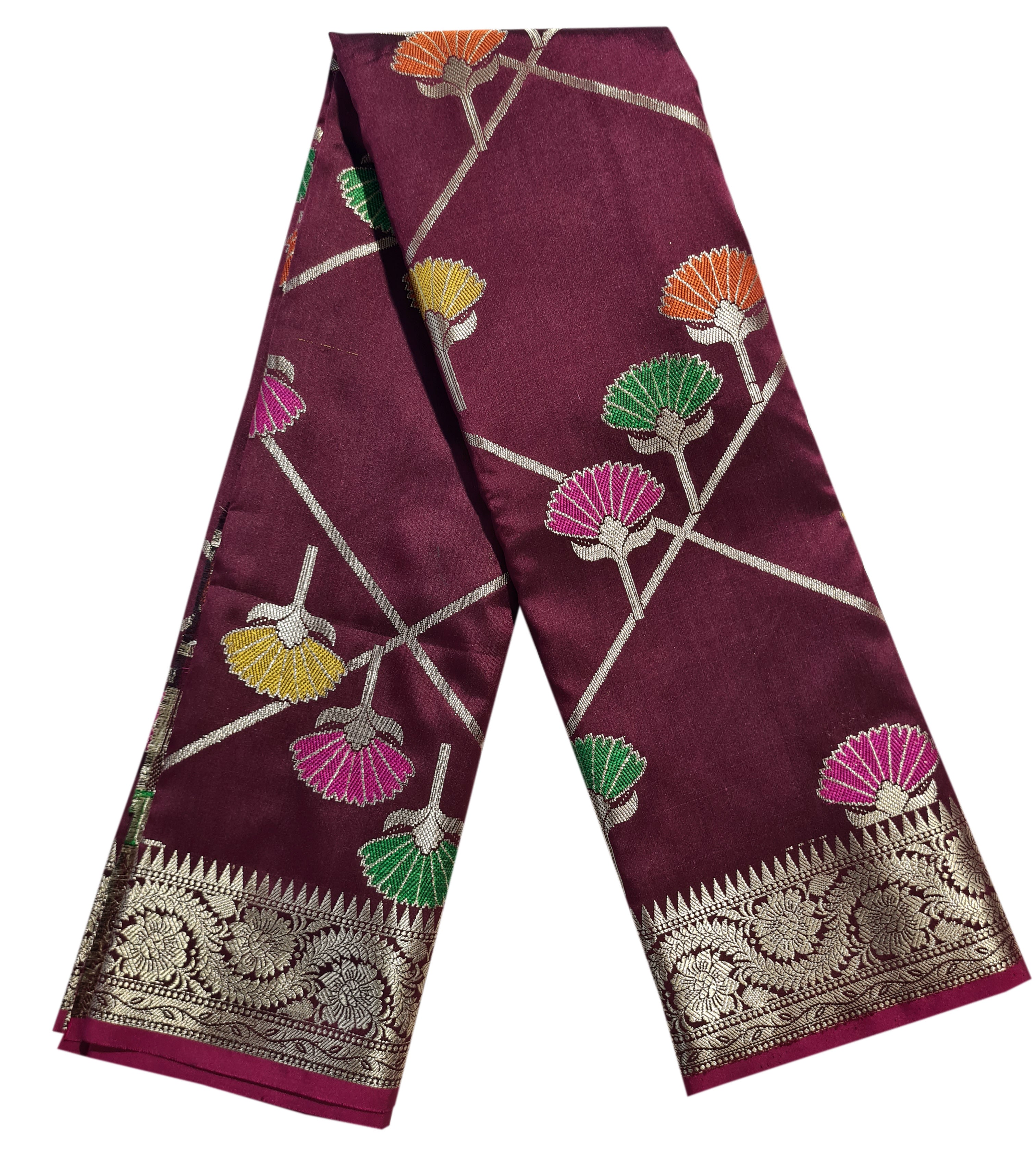 Banarasi Katan Jaal Silk Sarees