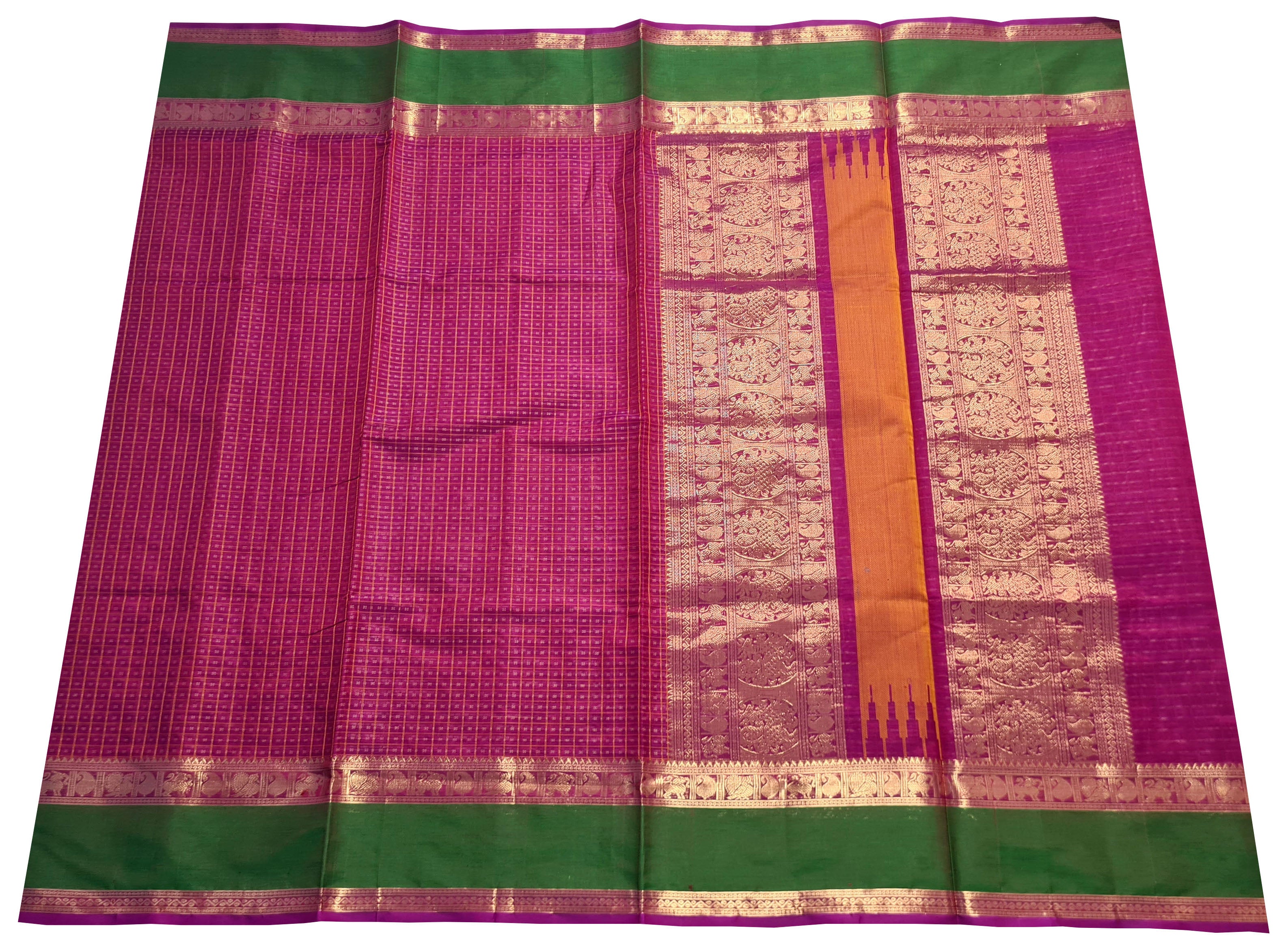 Kanchipuram Pure Silk Cotton Saree