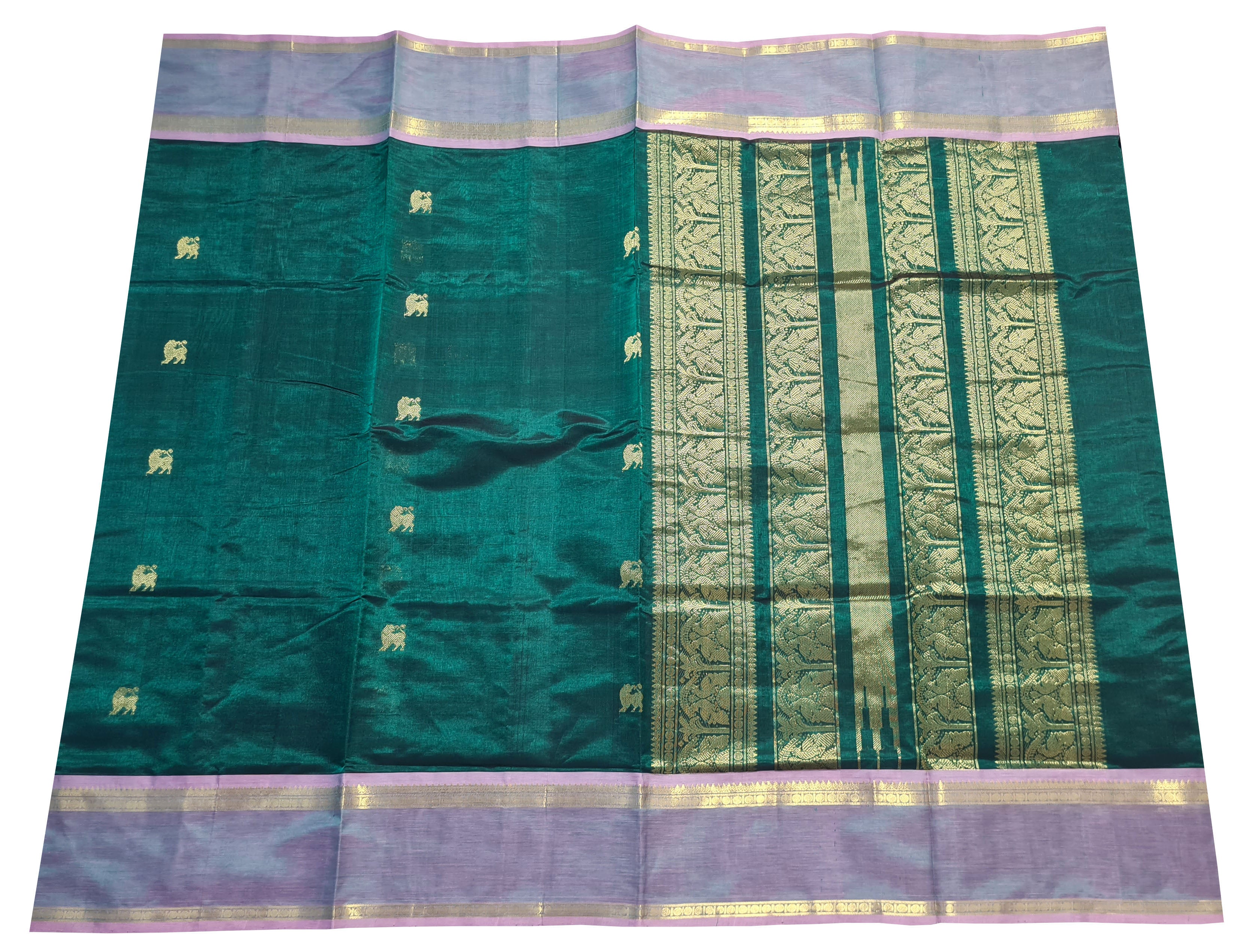 Kanchipuram Pure Silk Cotton Saree