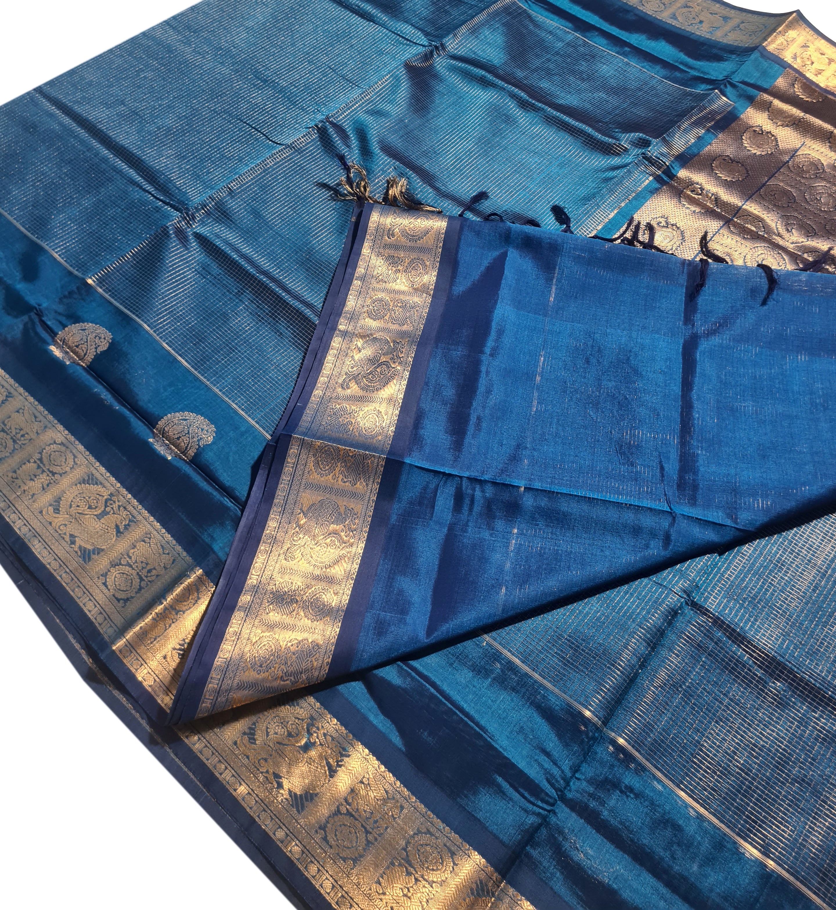 Kanchipuram Pure Silk Cotton Saree