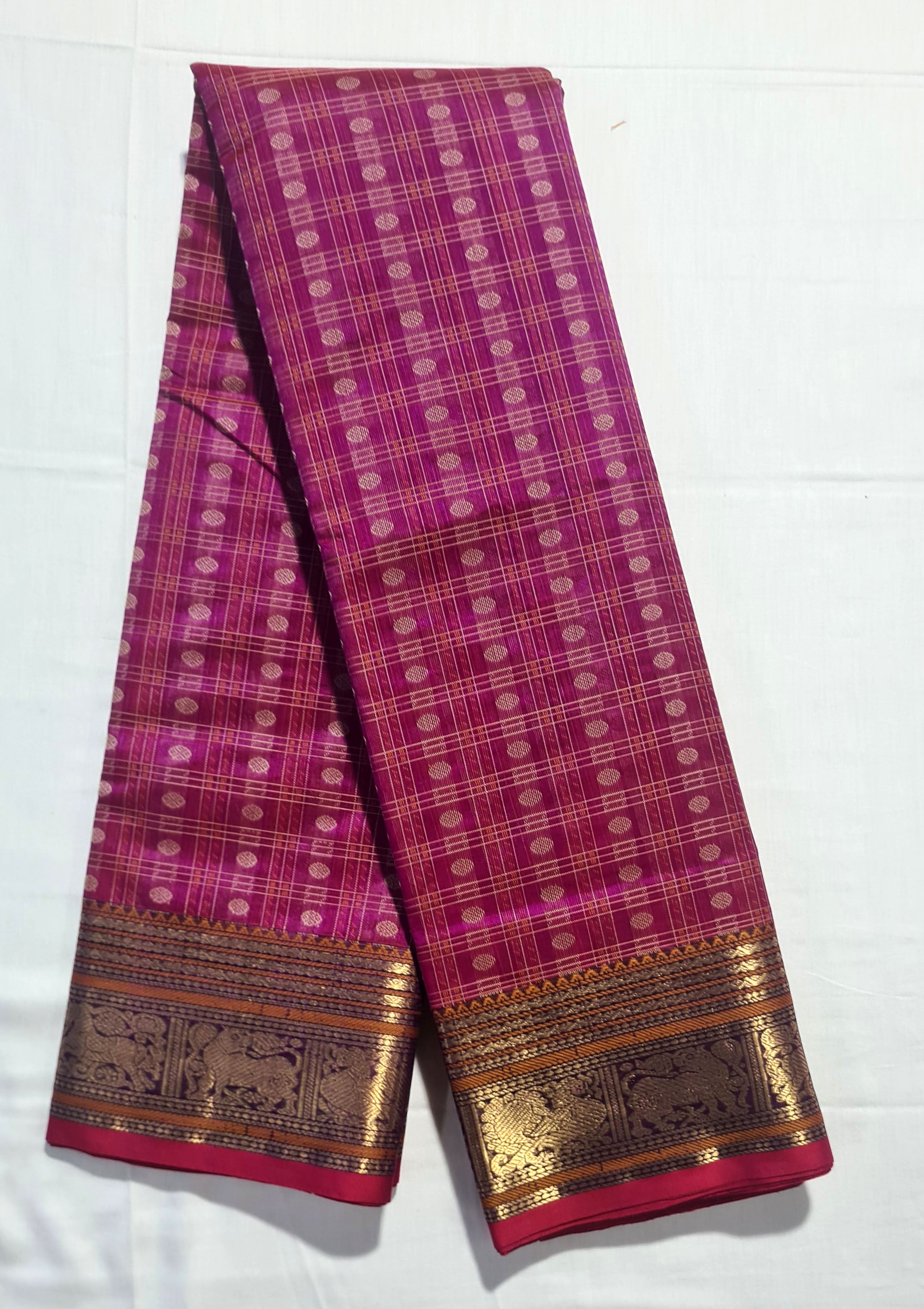 Kanchipuram Pure Silk Cotton Saree