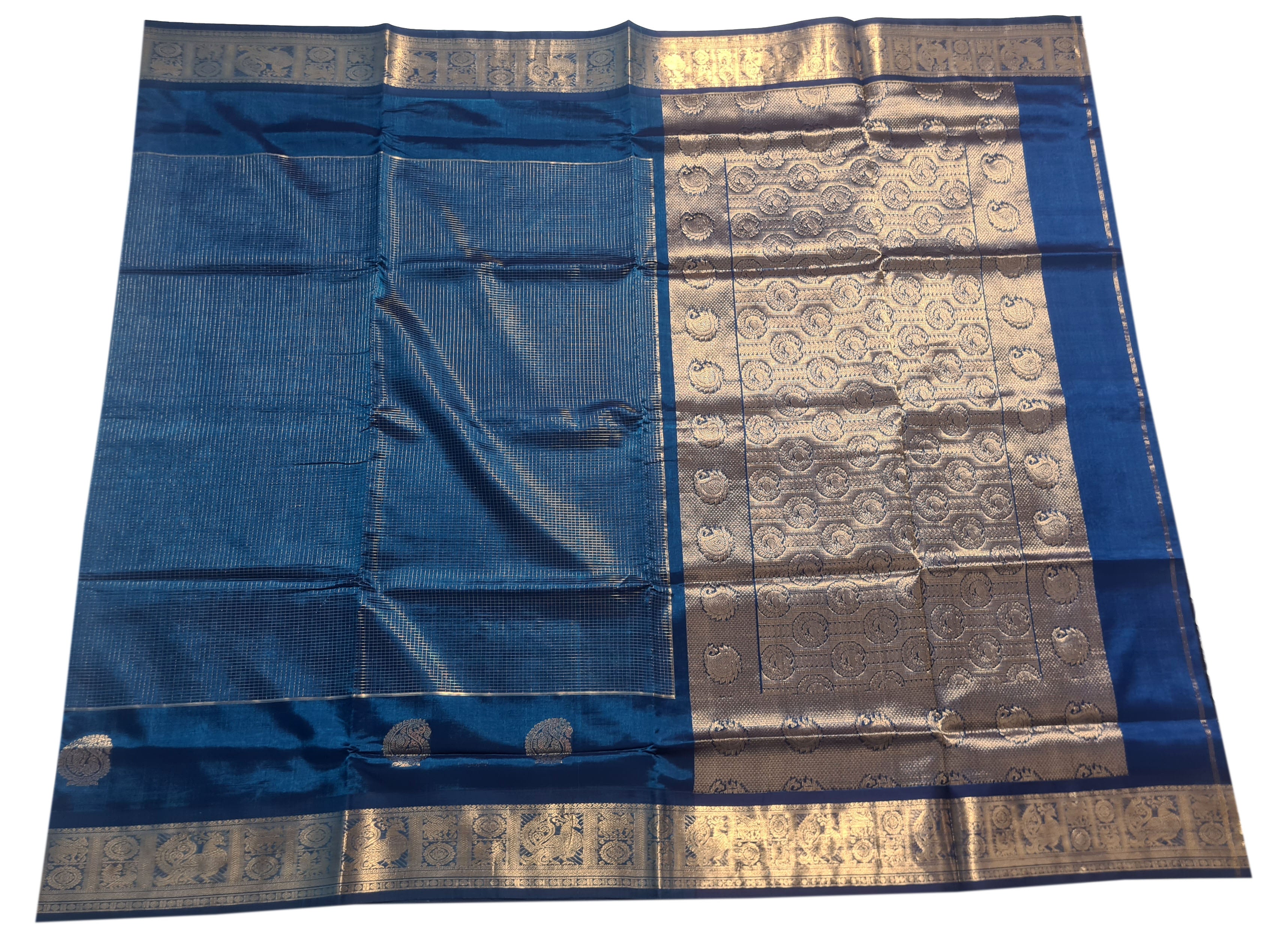 Kanchipuram Pure Silk Cotton Saree