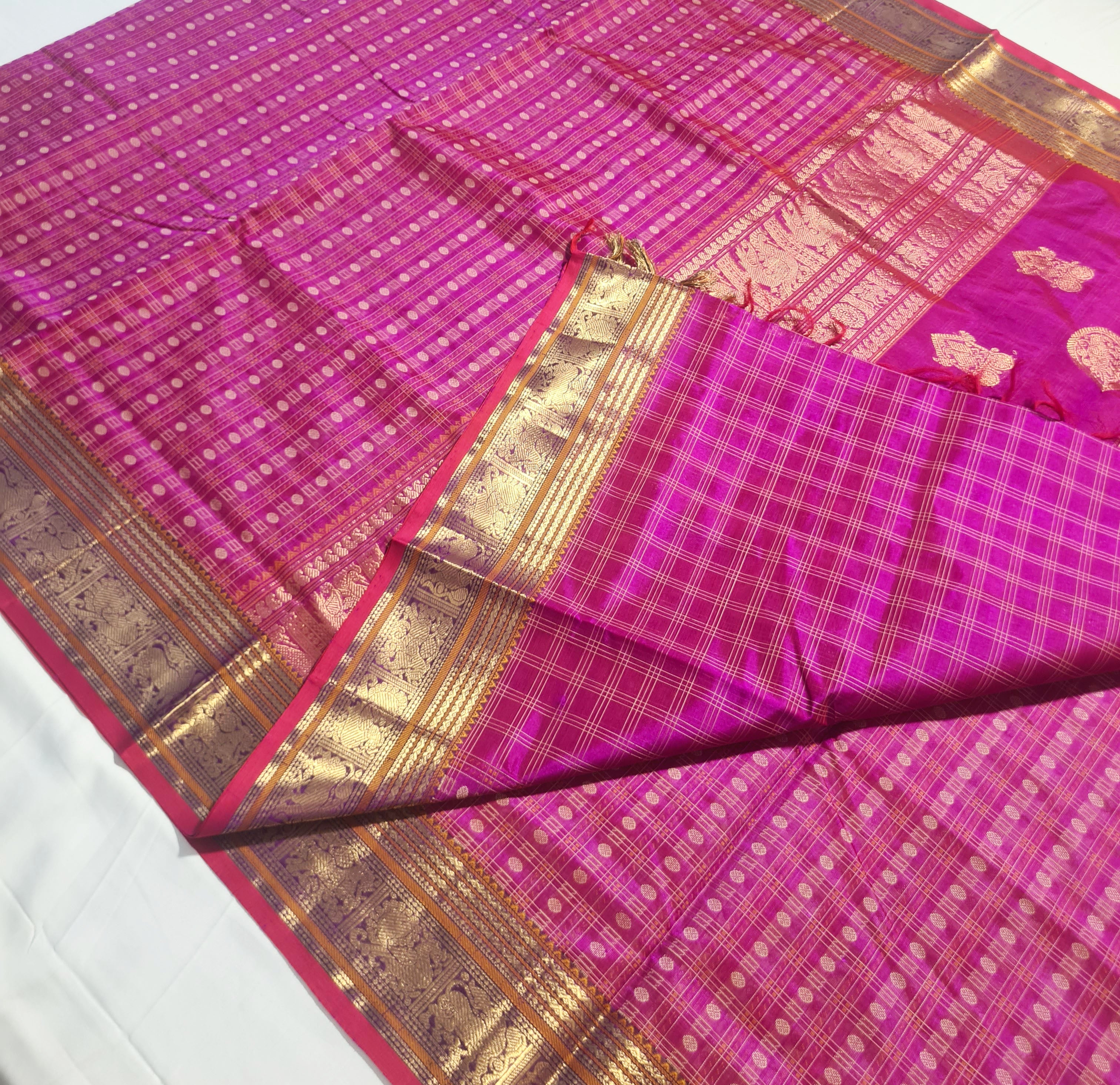 Kanchipuram Pure Silk Cotton Saree