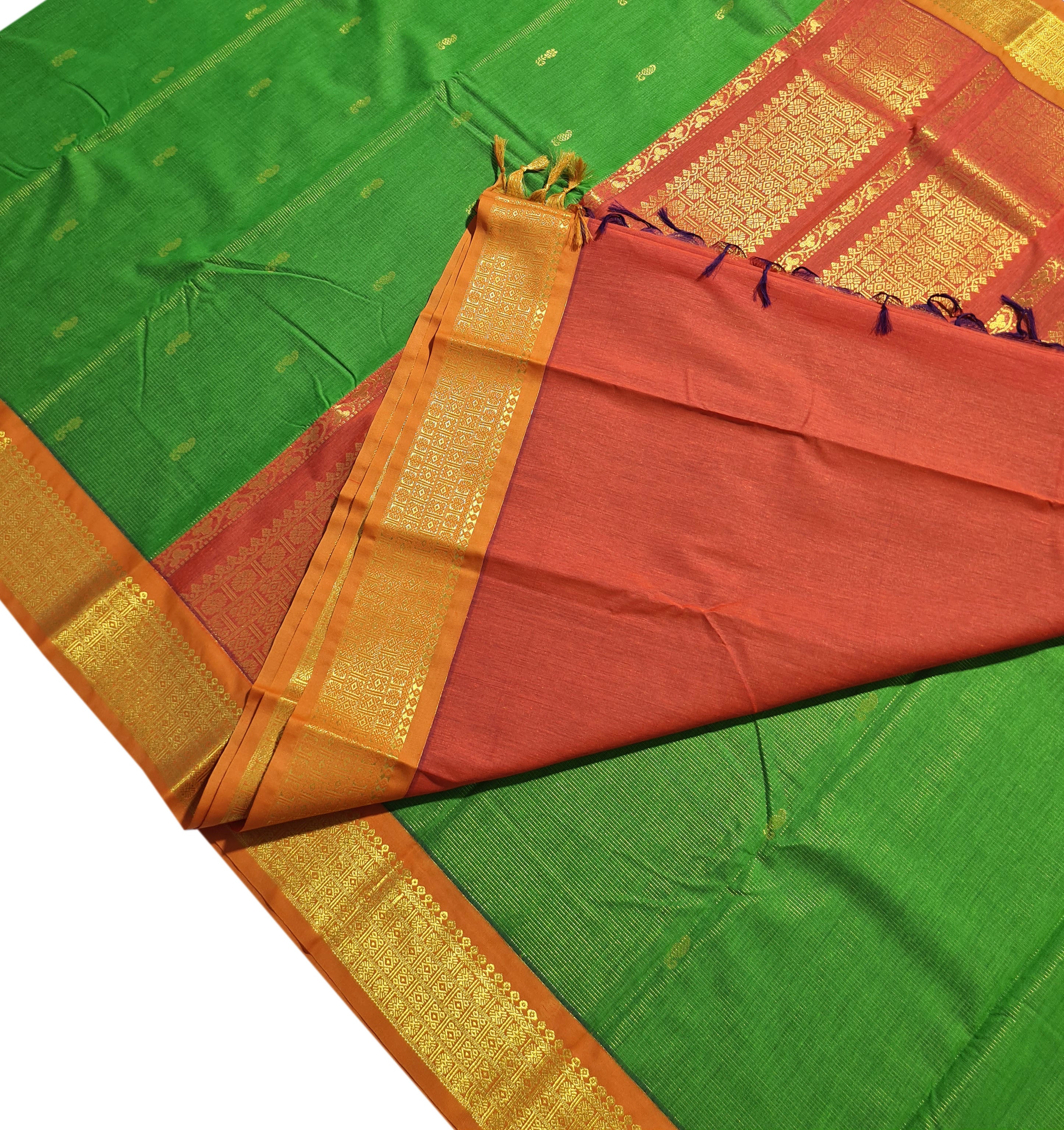 Vairaoosi Agarlic Cotton Silk Sarees