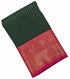 Kanchi Vegan Silk Saree With Contrast Blouse and Rich Jari Pallu