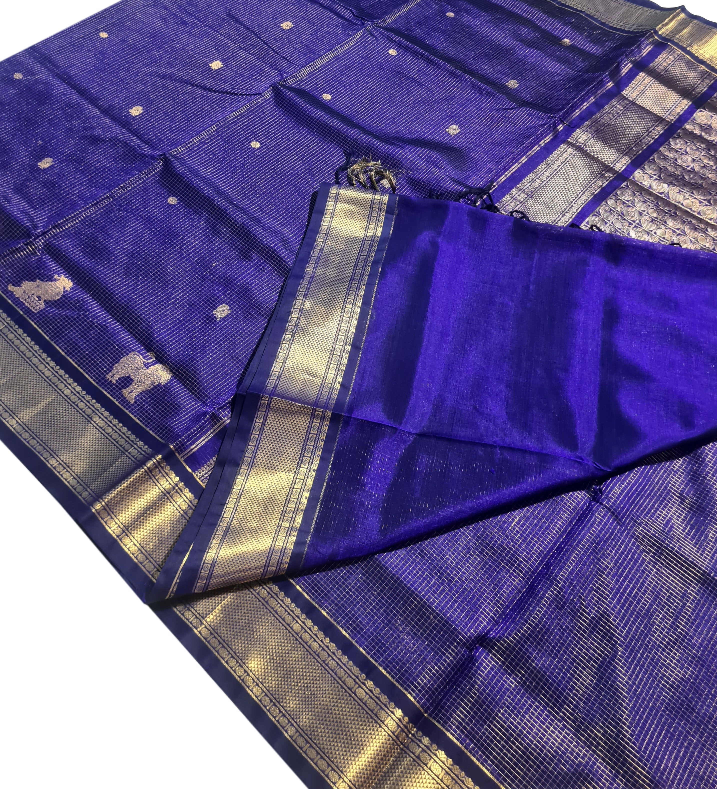 Vairaoosi Kanchipuram Pure Silk Cotton Saree
