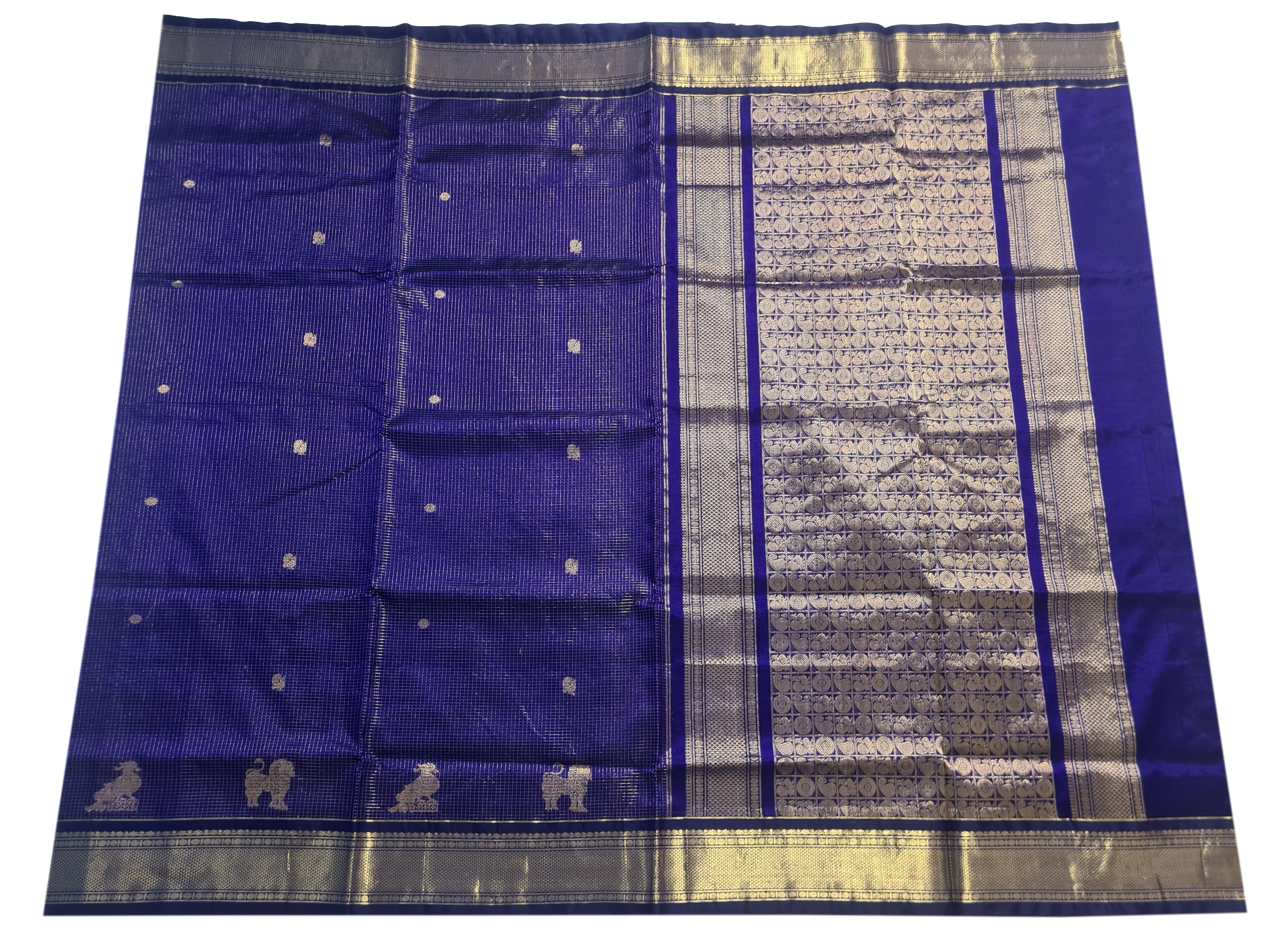 Vairaoosi Kanchipuram Pure Silk Cotton Saree