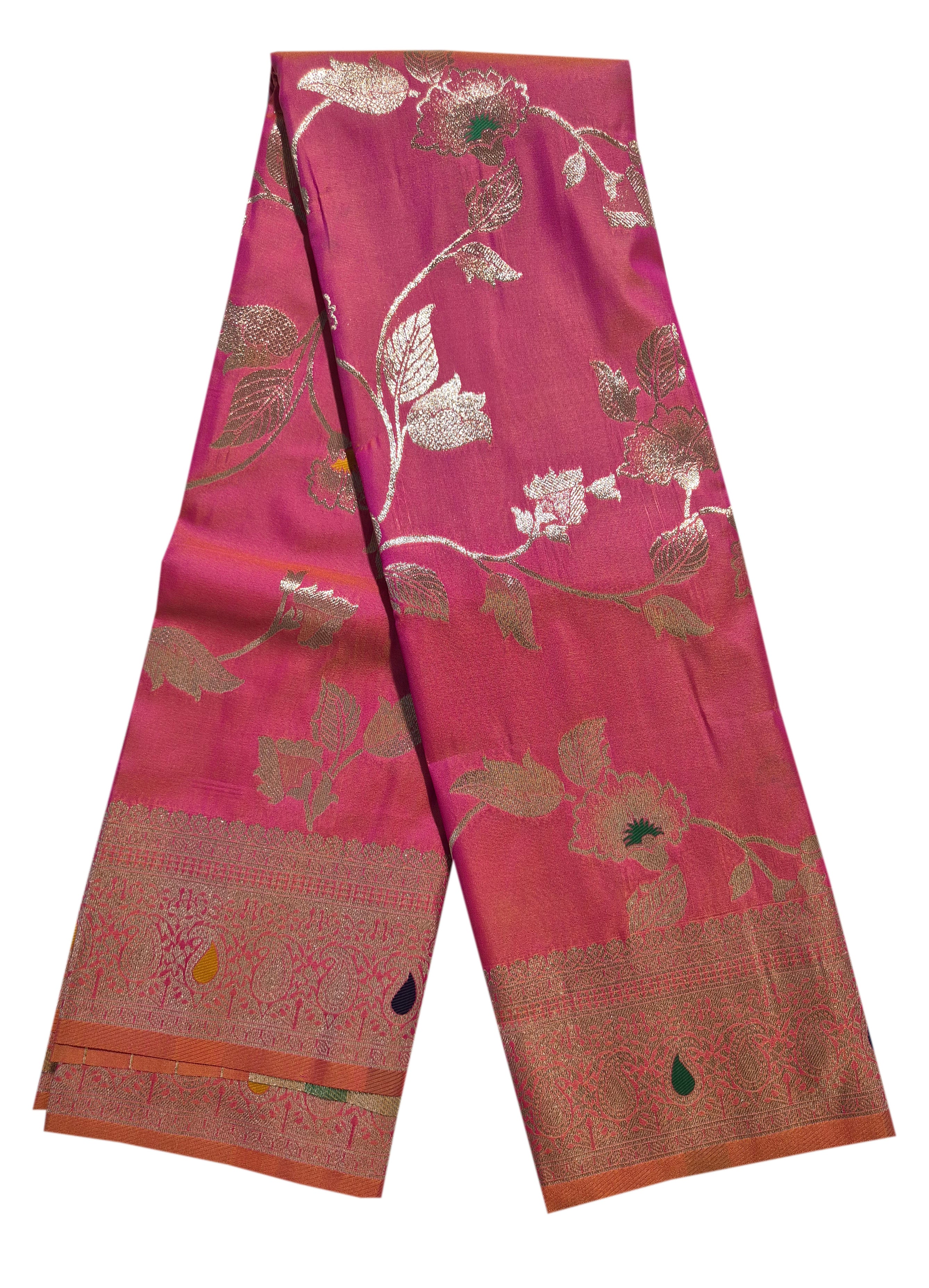 Banarasi semisilk  Sarees