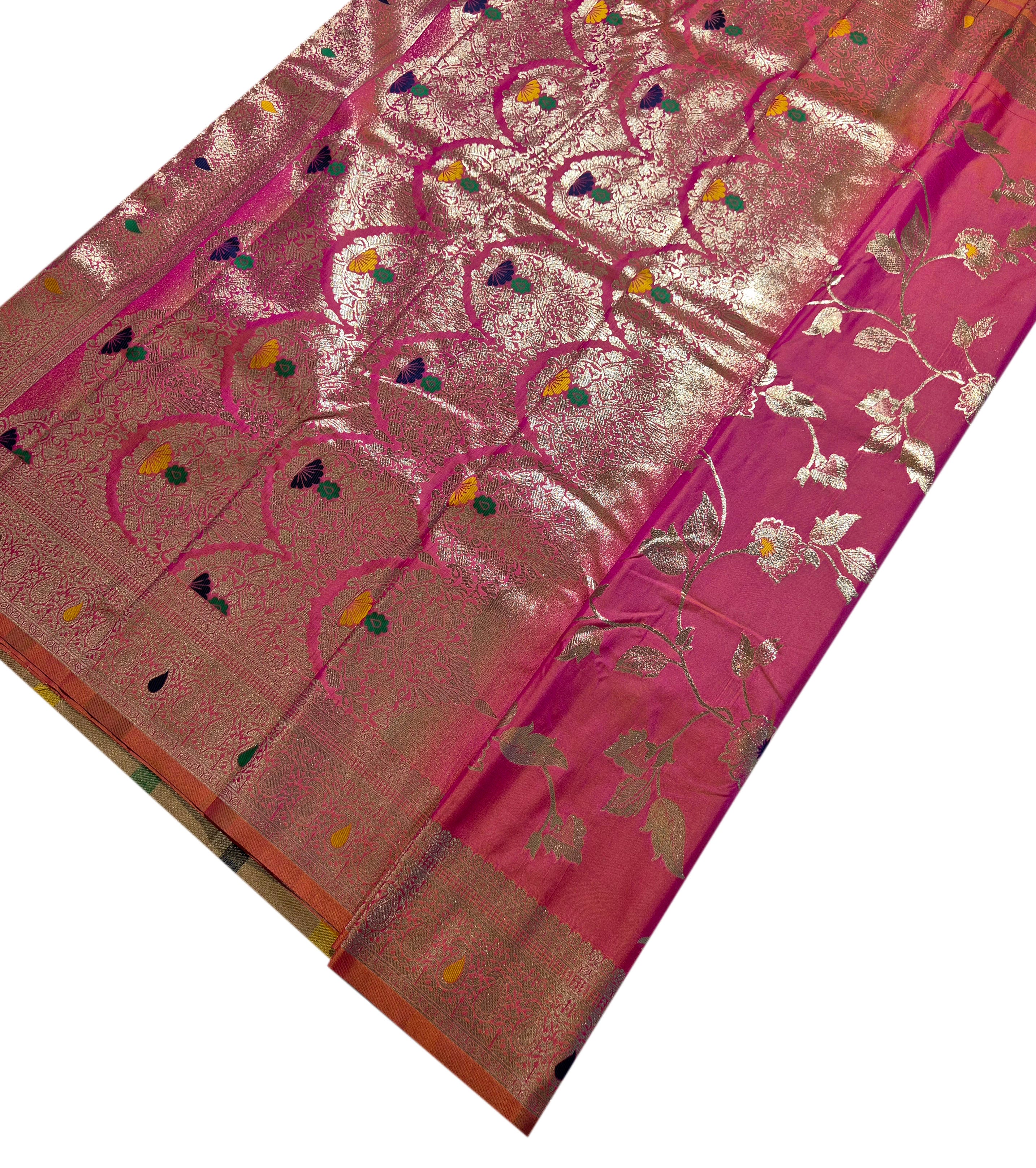 Banarasi semisilk  Sarees