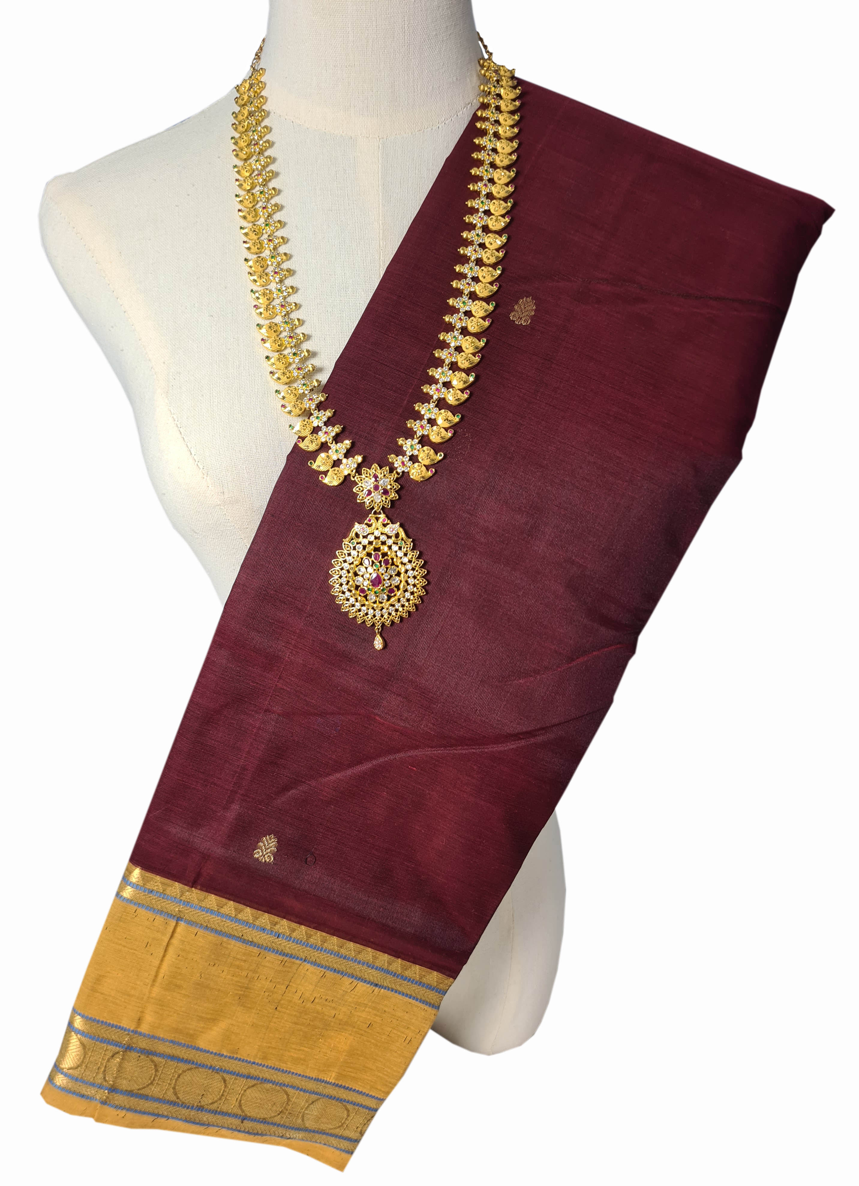 Kanchipuram Pure Silk Cotton Saree
