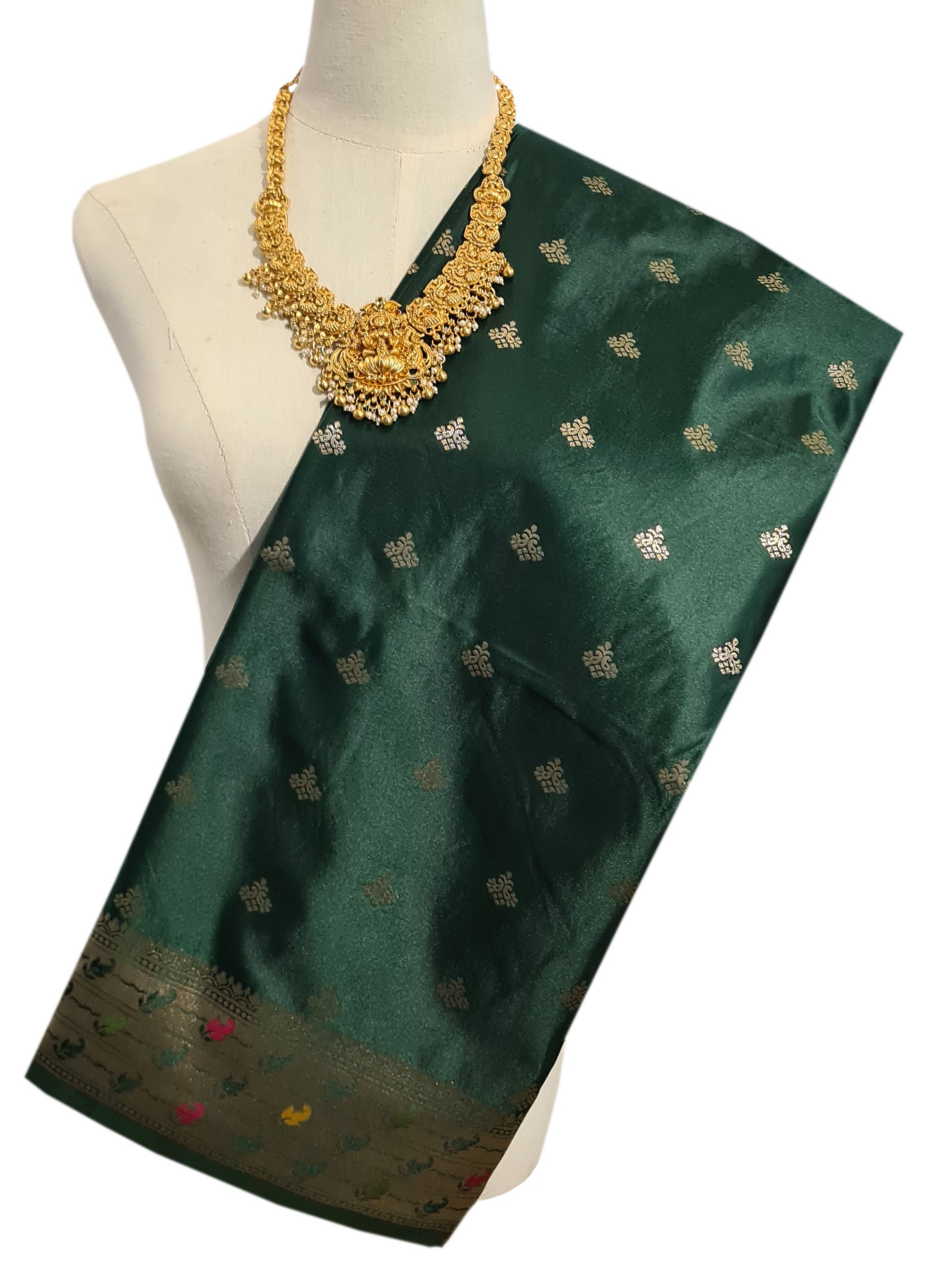 Bengaluru Crape Antic Silk Meena Sarees