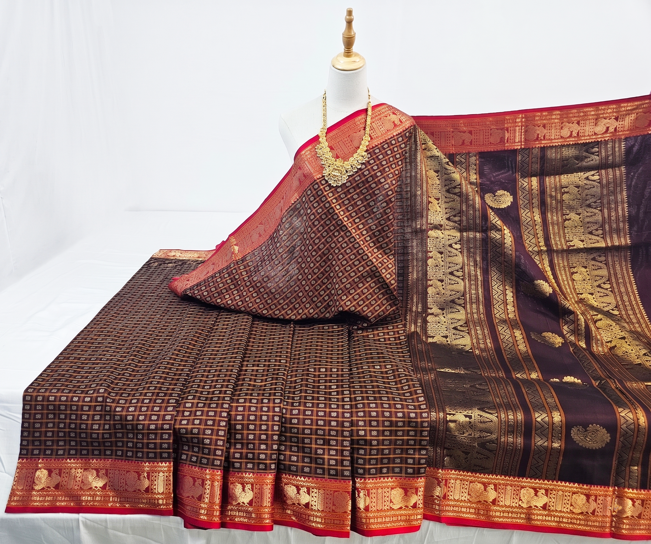 Kanchipuram Pure Silk Cotton Saree