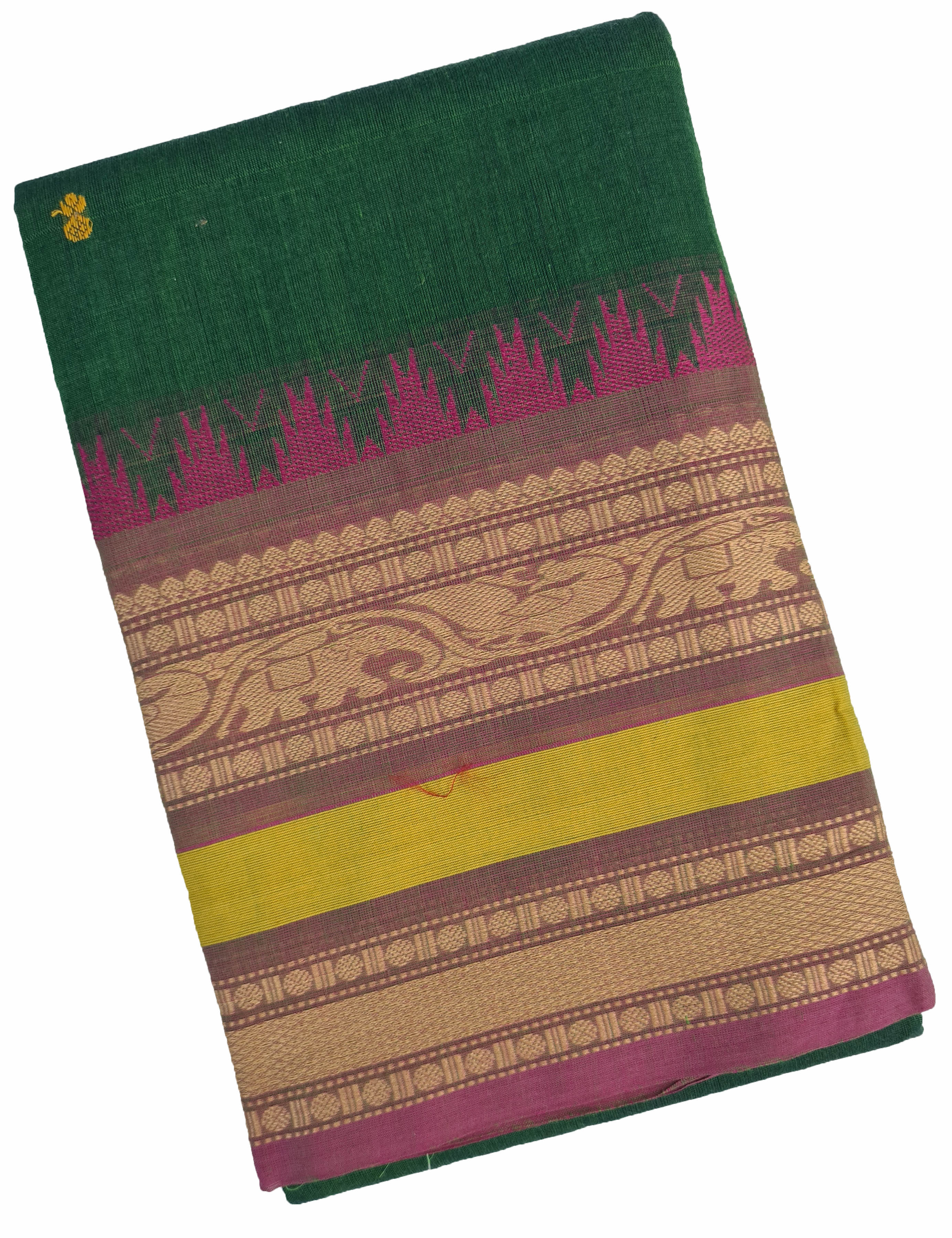 Kanchipuram Cotton Saree With Blouse