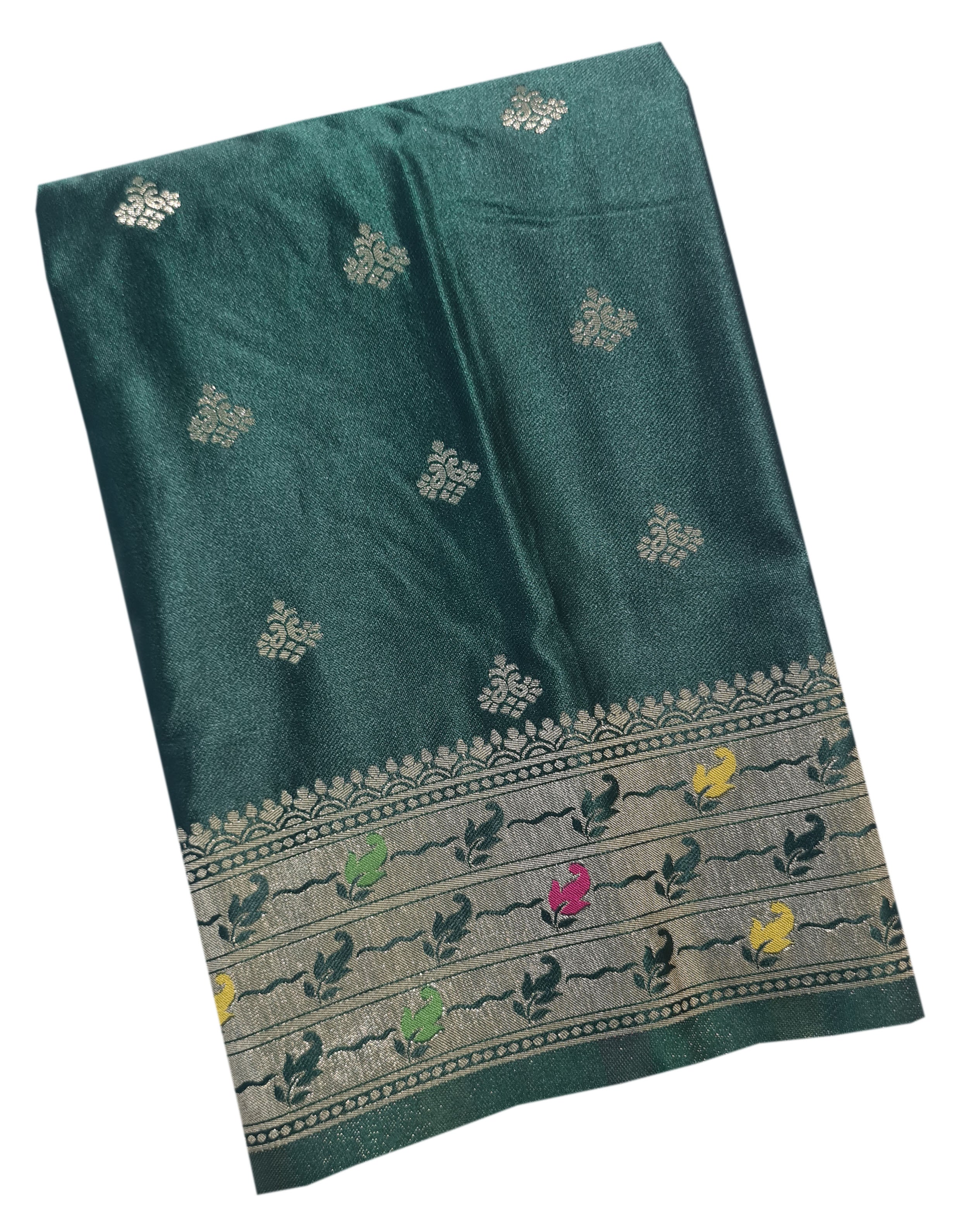 Bengaluru Crape Antic Silk Meena Sarees