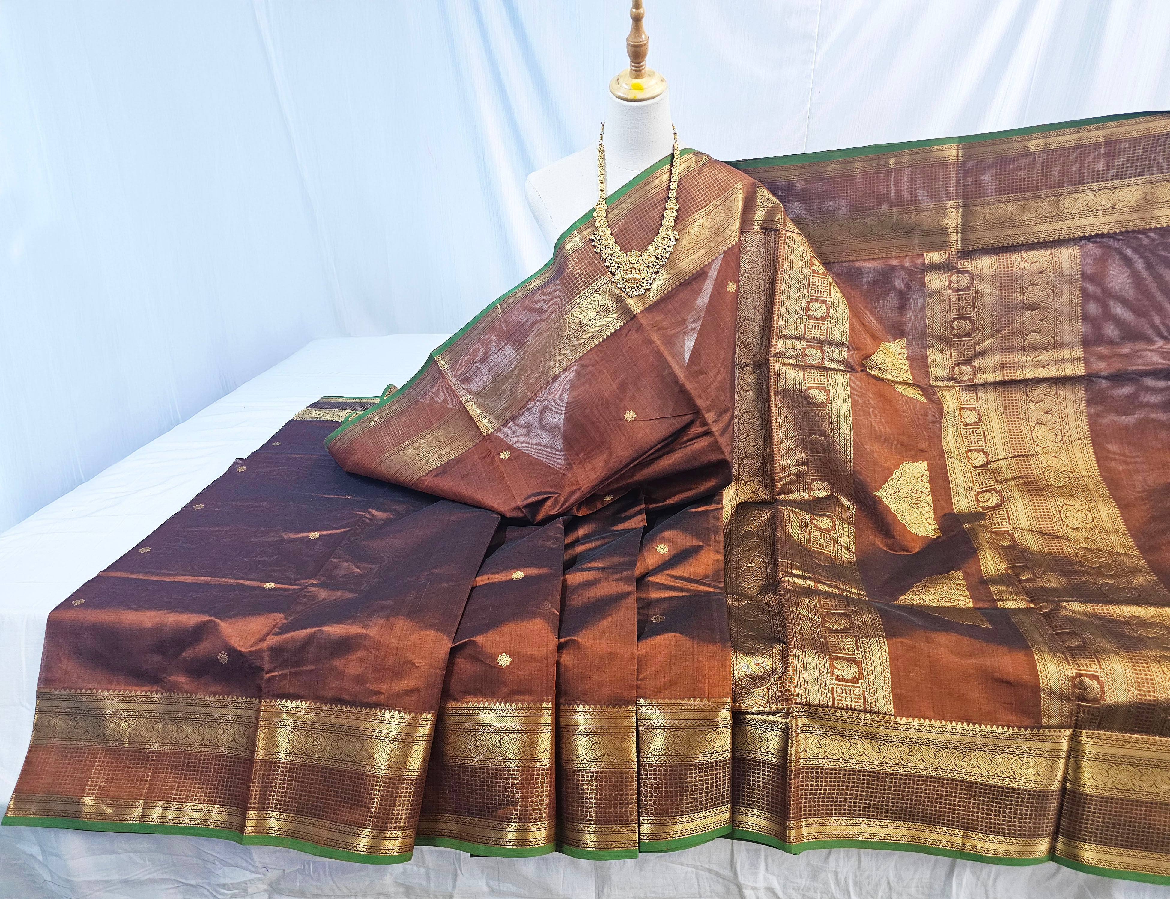 Kanchipuram Pure Silk Cotton Saree