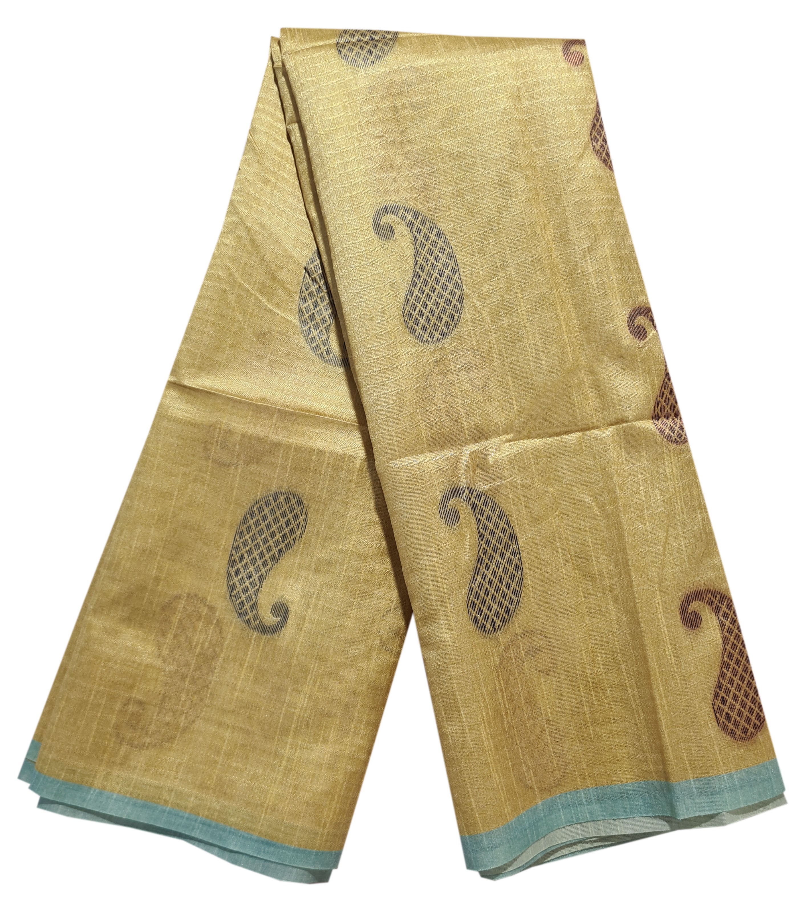 Semi Tussar  Antic Design Sarees
