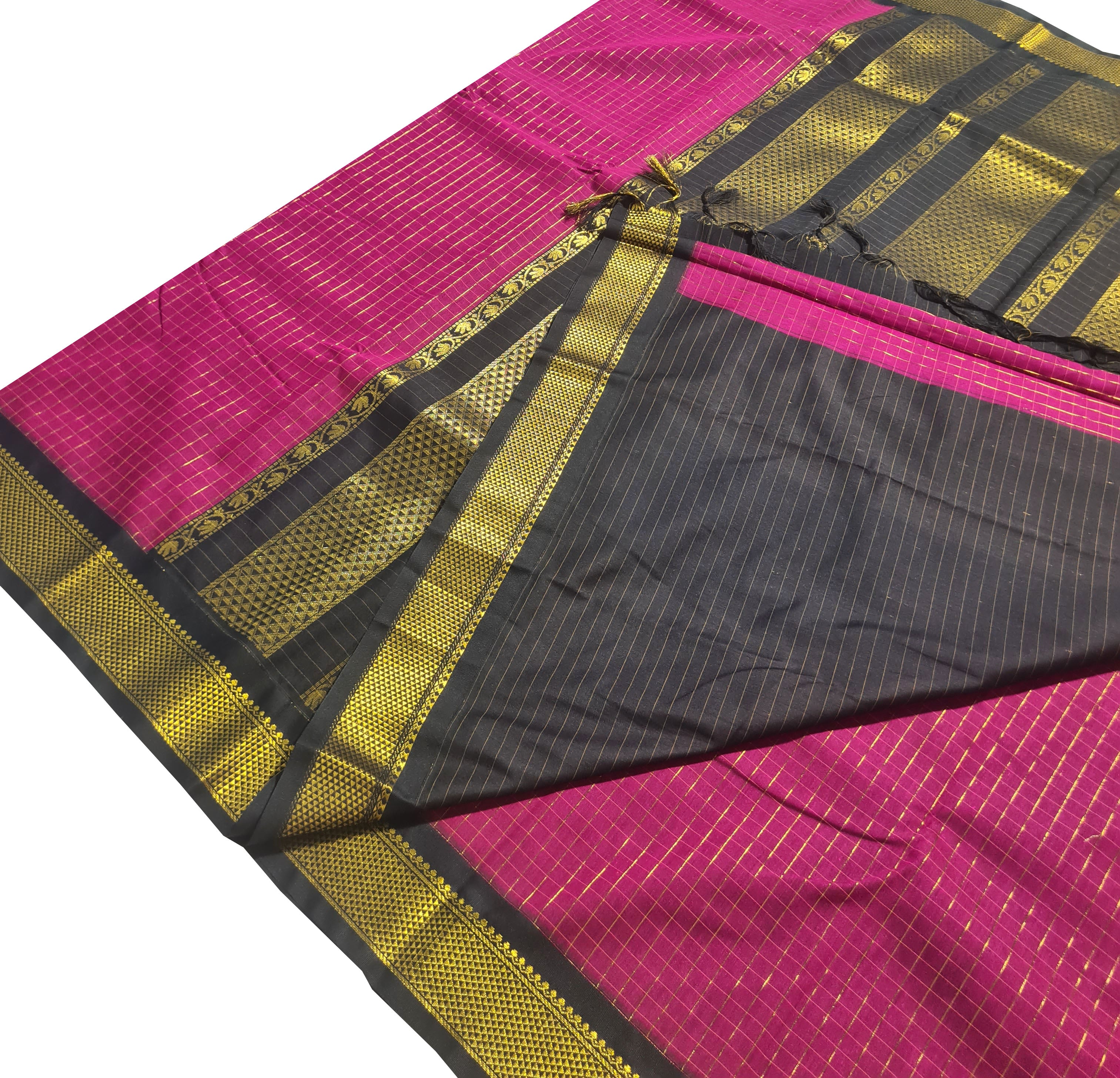 Kanchipuram Agarlic Cotton Sarees