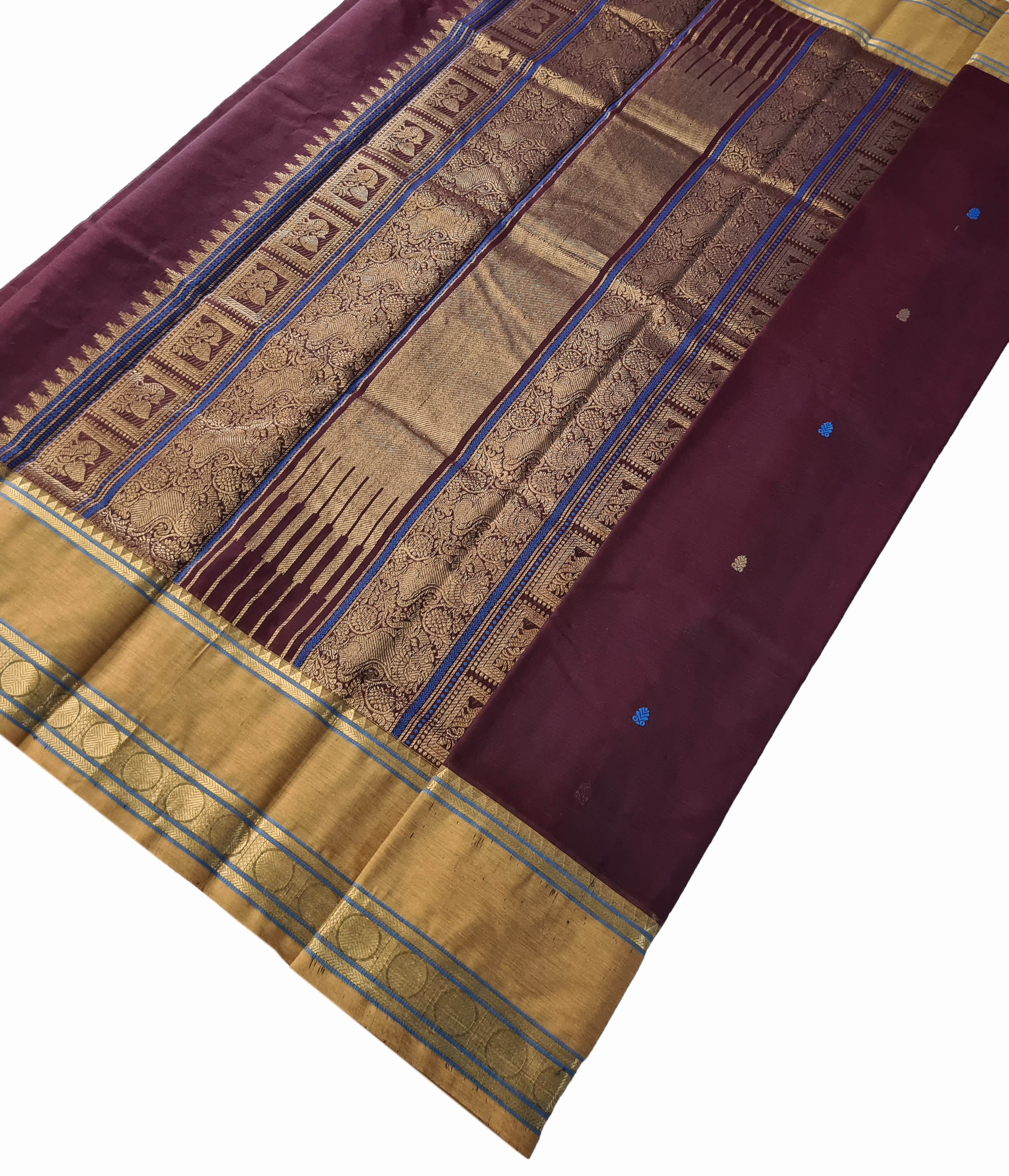 Kanchipuram Pure Silk Cotton Saree