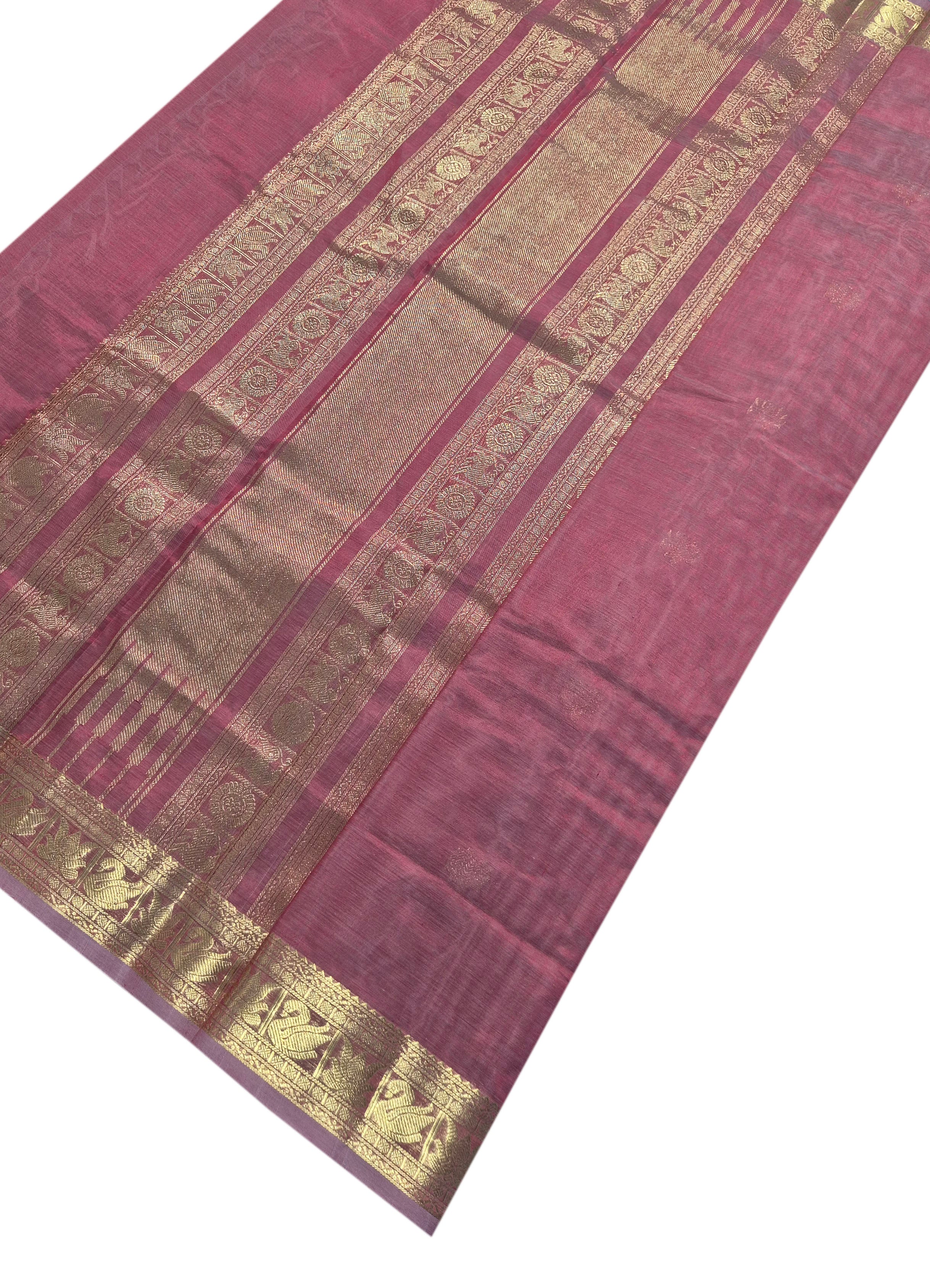 Kanchipuram Pure Silk Cotton Saree