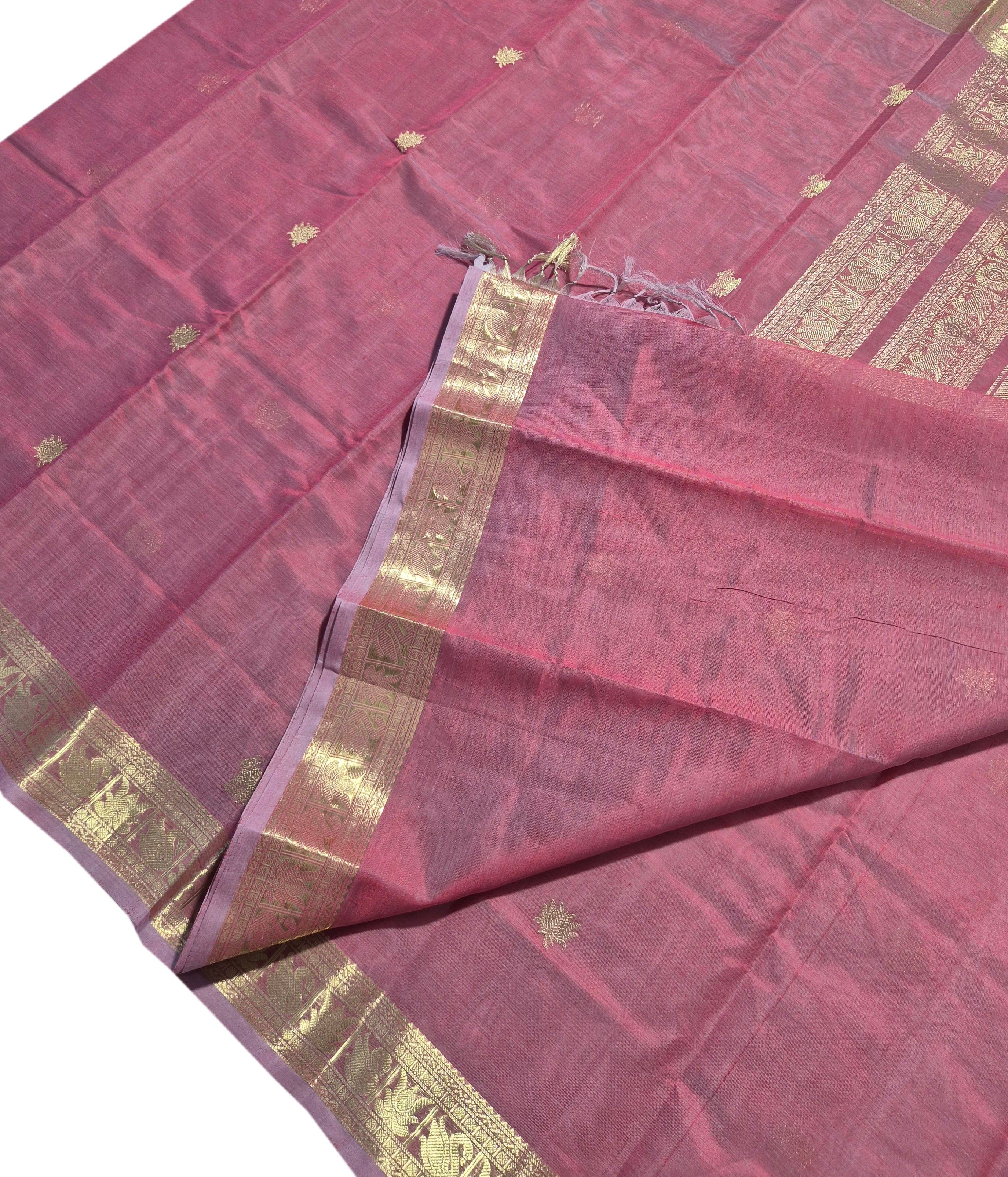 Kanchipuram Pure Silk Cotton Saree