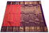 Kanchi Vegan Silk Saree With Contrast Blouse and Rich Jari Pallu