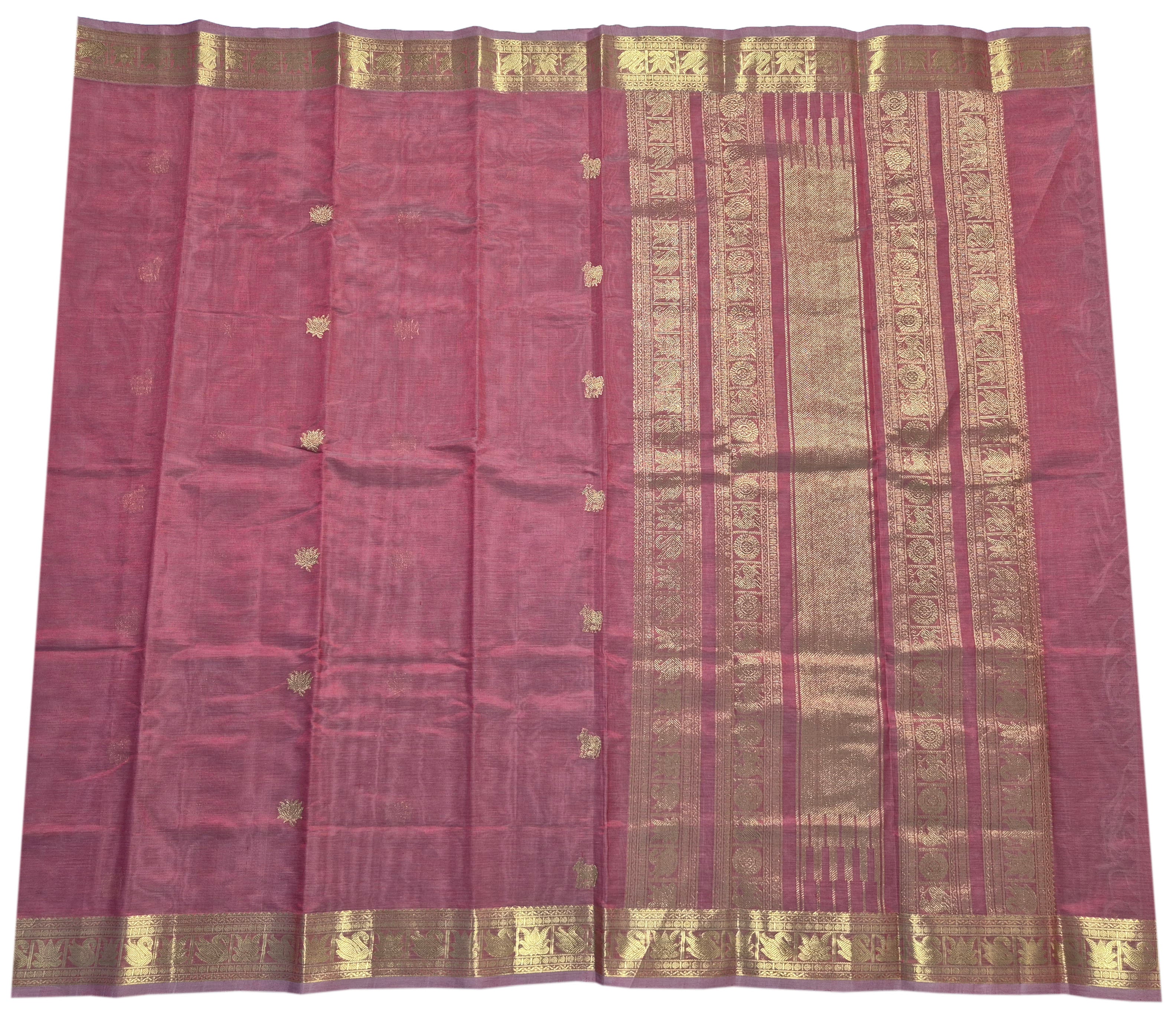 Kanchipuram Pure Silk Cotton Saree