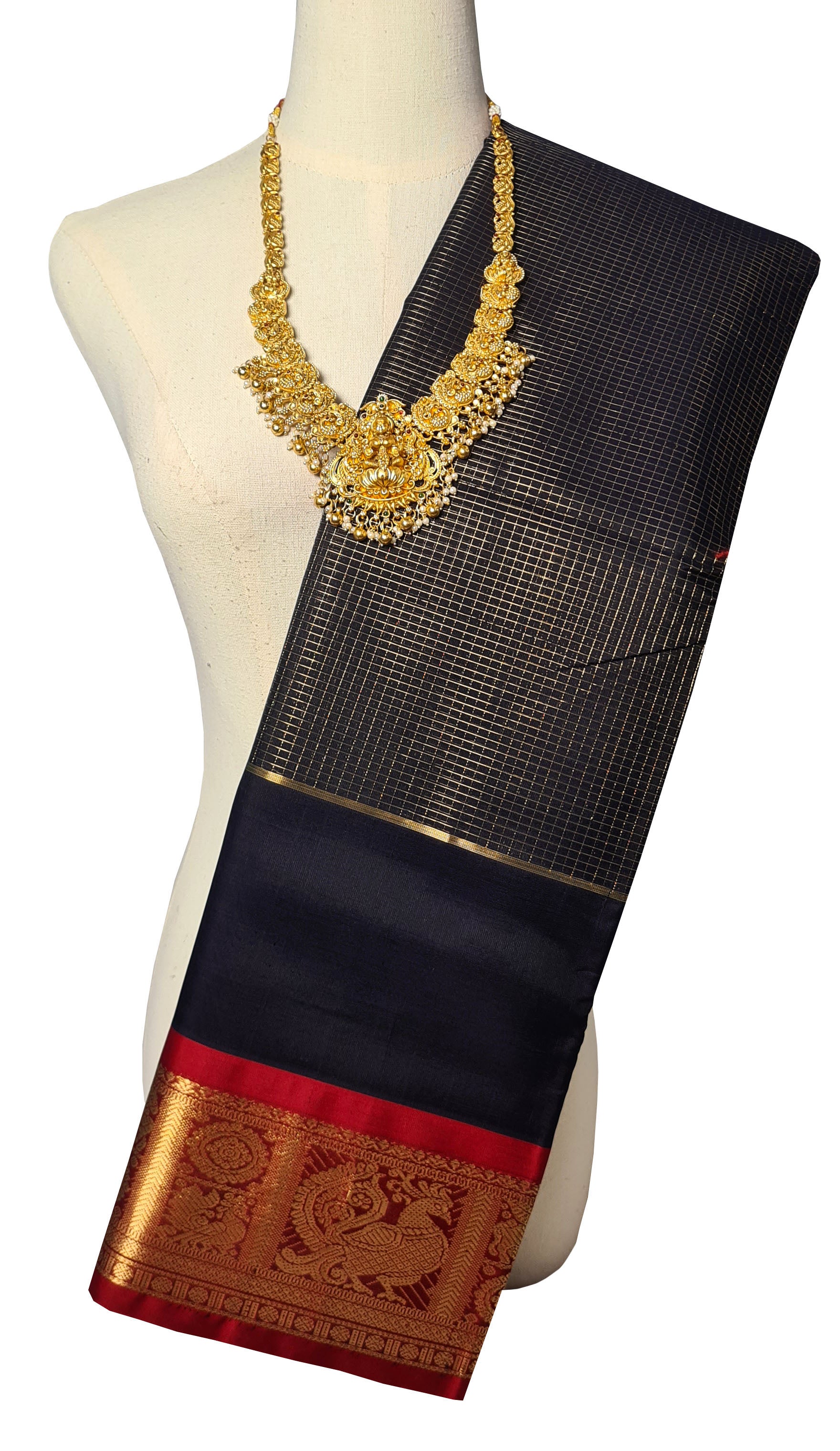 Vairaoosi Kanchipuram Pure Silk Cotton Saree