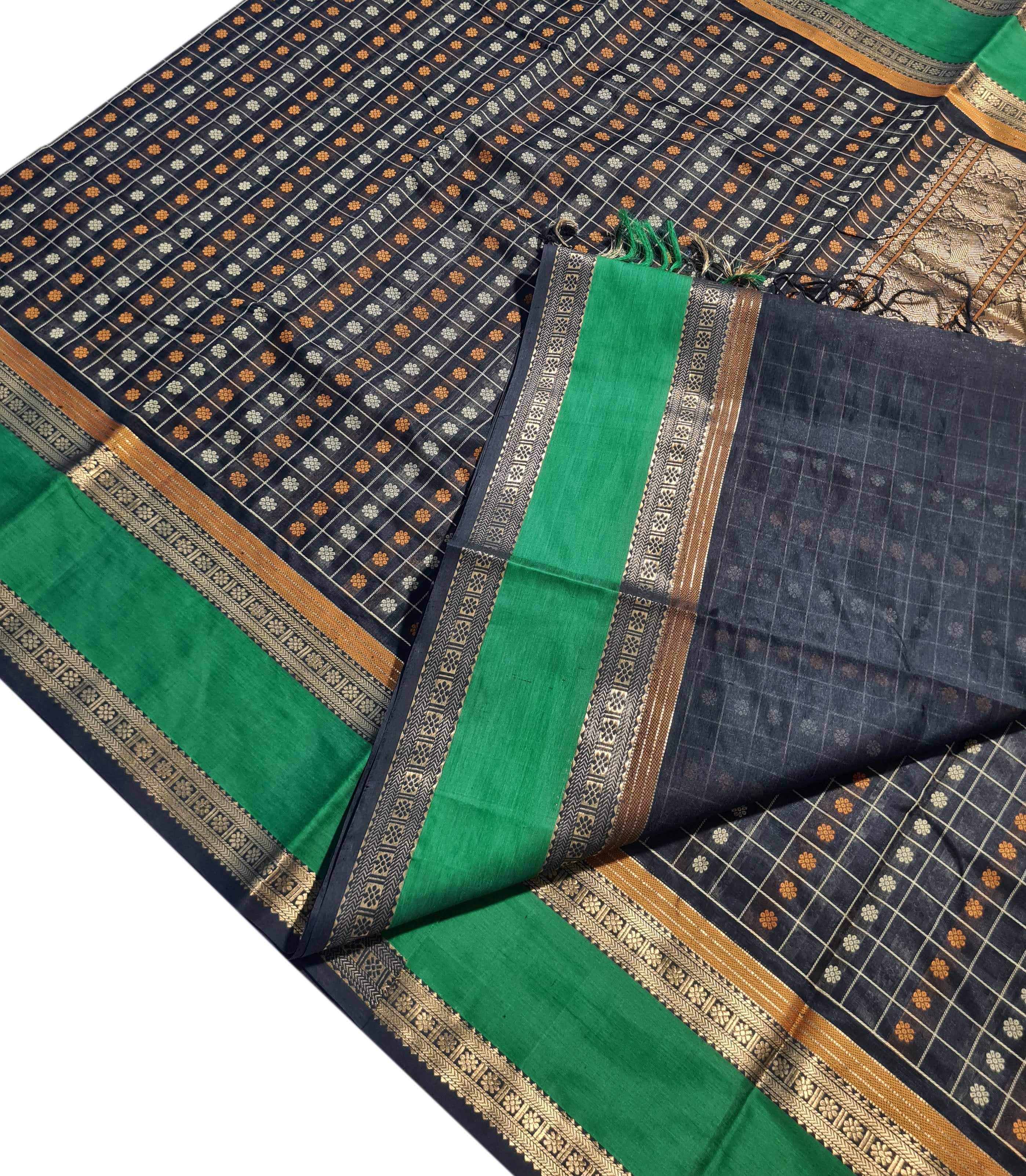 Kanchipuram Pure Silk Cotton Saree