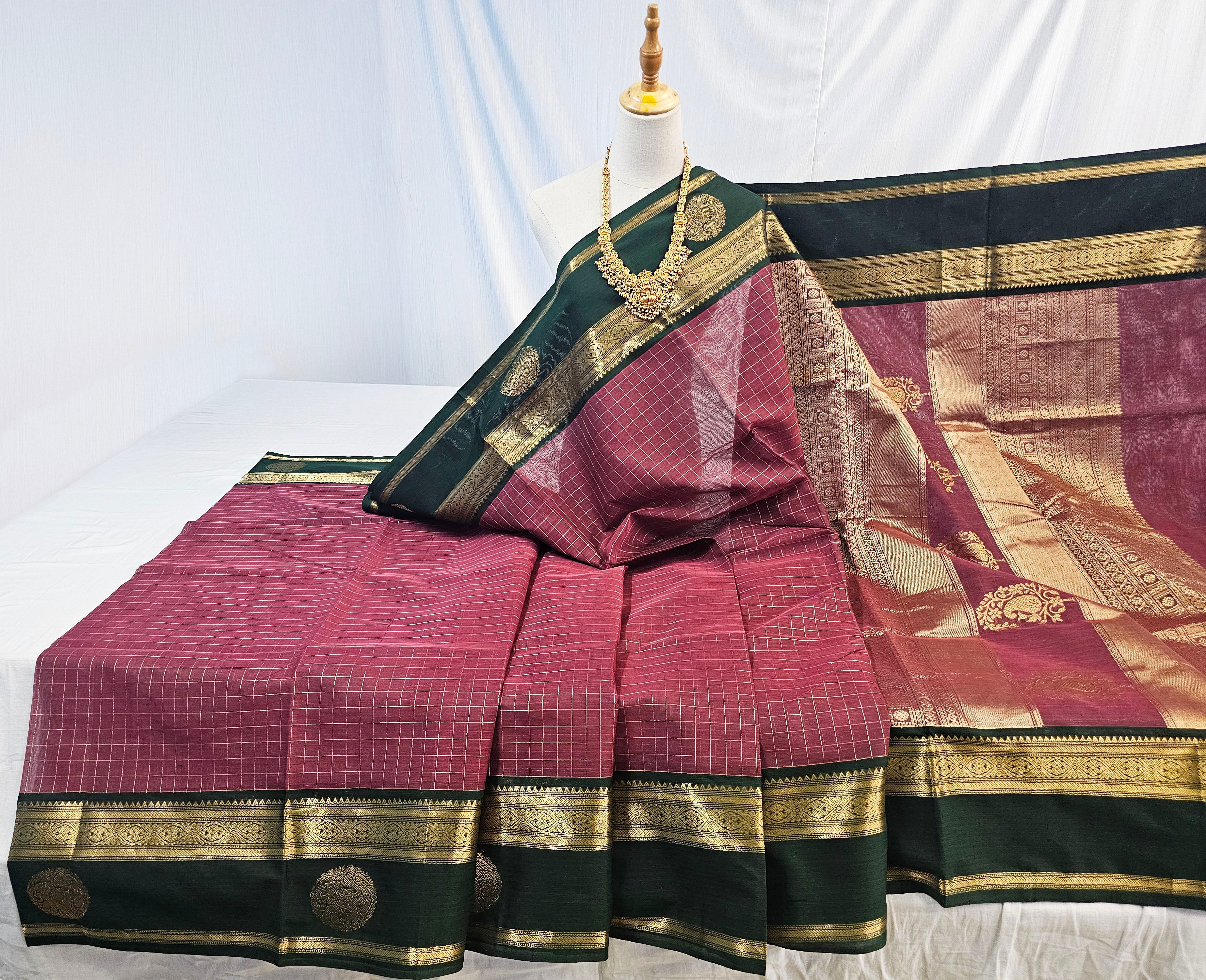 Kanchipuram Pure Silk Cotton Saree