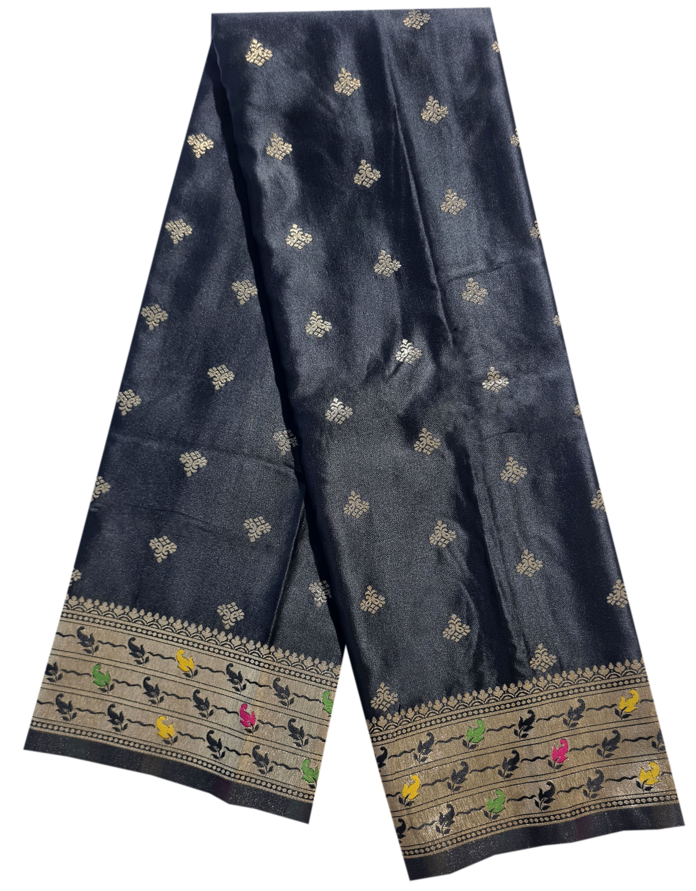 Bengaluru Crape Antic Silk Meena Sarees