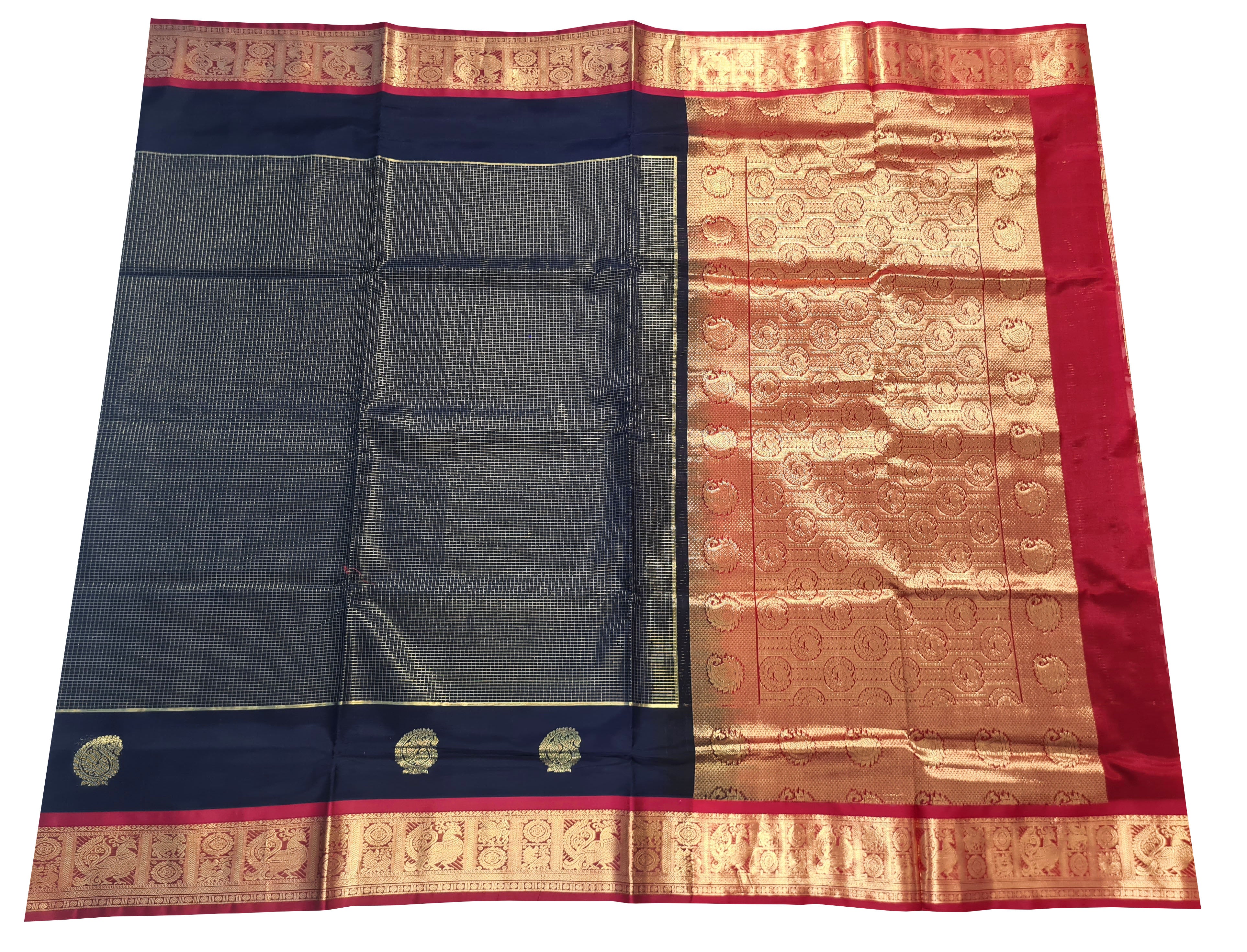Vairaoosi Kanchipuram Pure Silk Cotton Saree