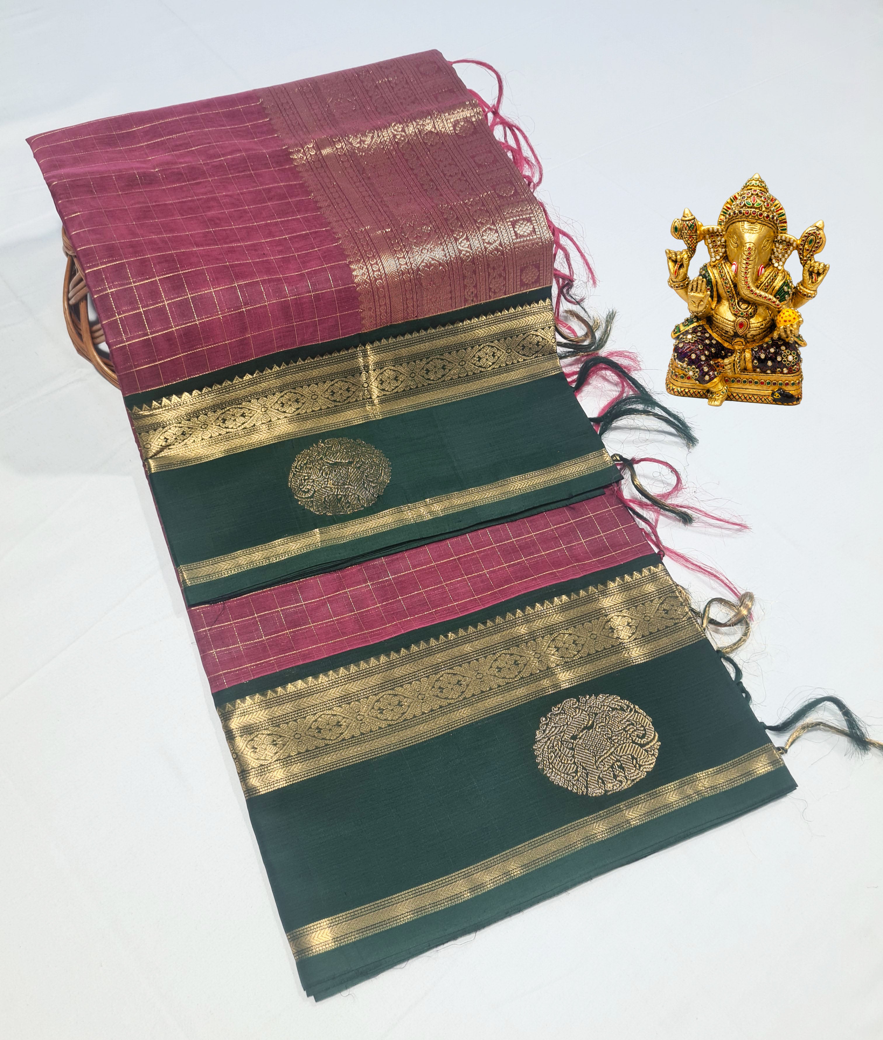 Kanchipuram Pure Silk Cotton Saree