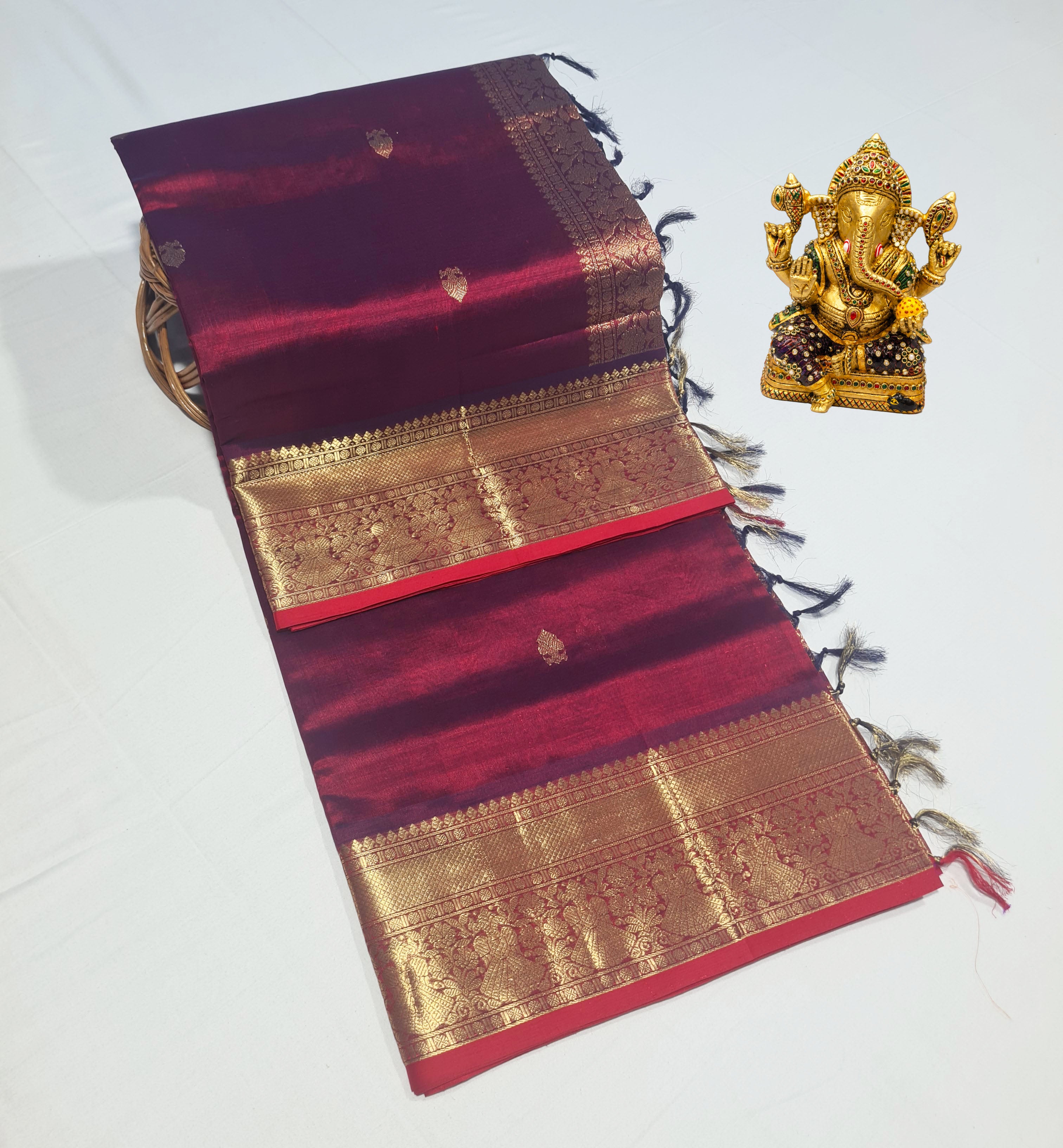 Kanchipuram Pure Silk Cotton Saree