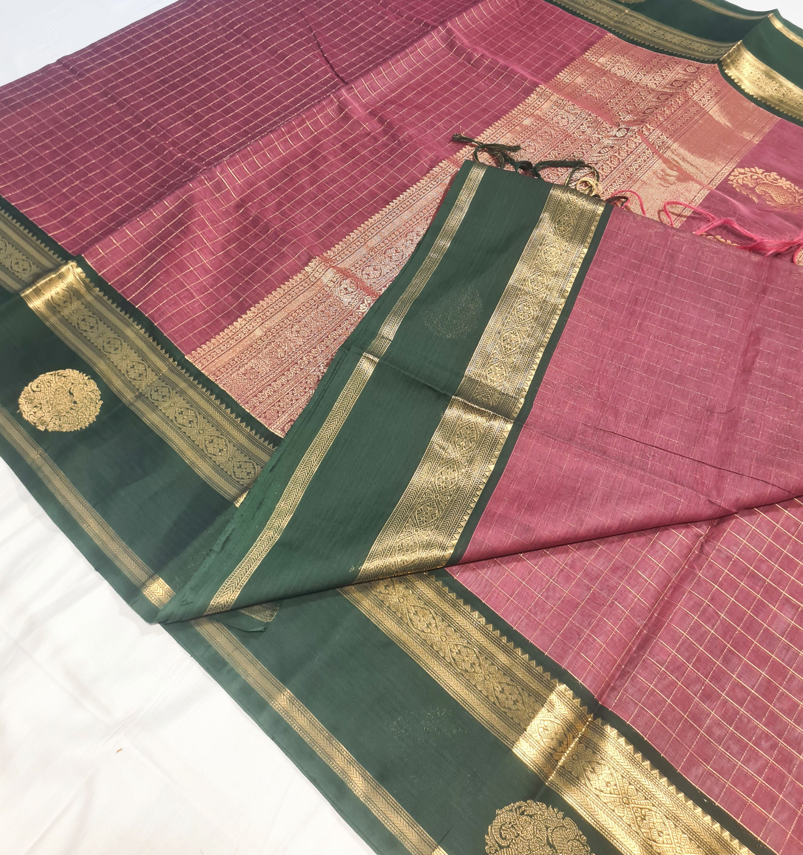 Kanchipuram Pure Silk Cotton Saree