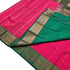 Kanchi Vegan Silk Saree With Contrast Blouse and Rich Jari Pallu