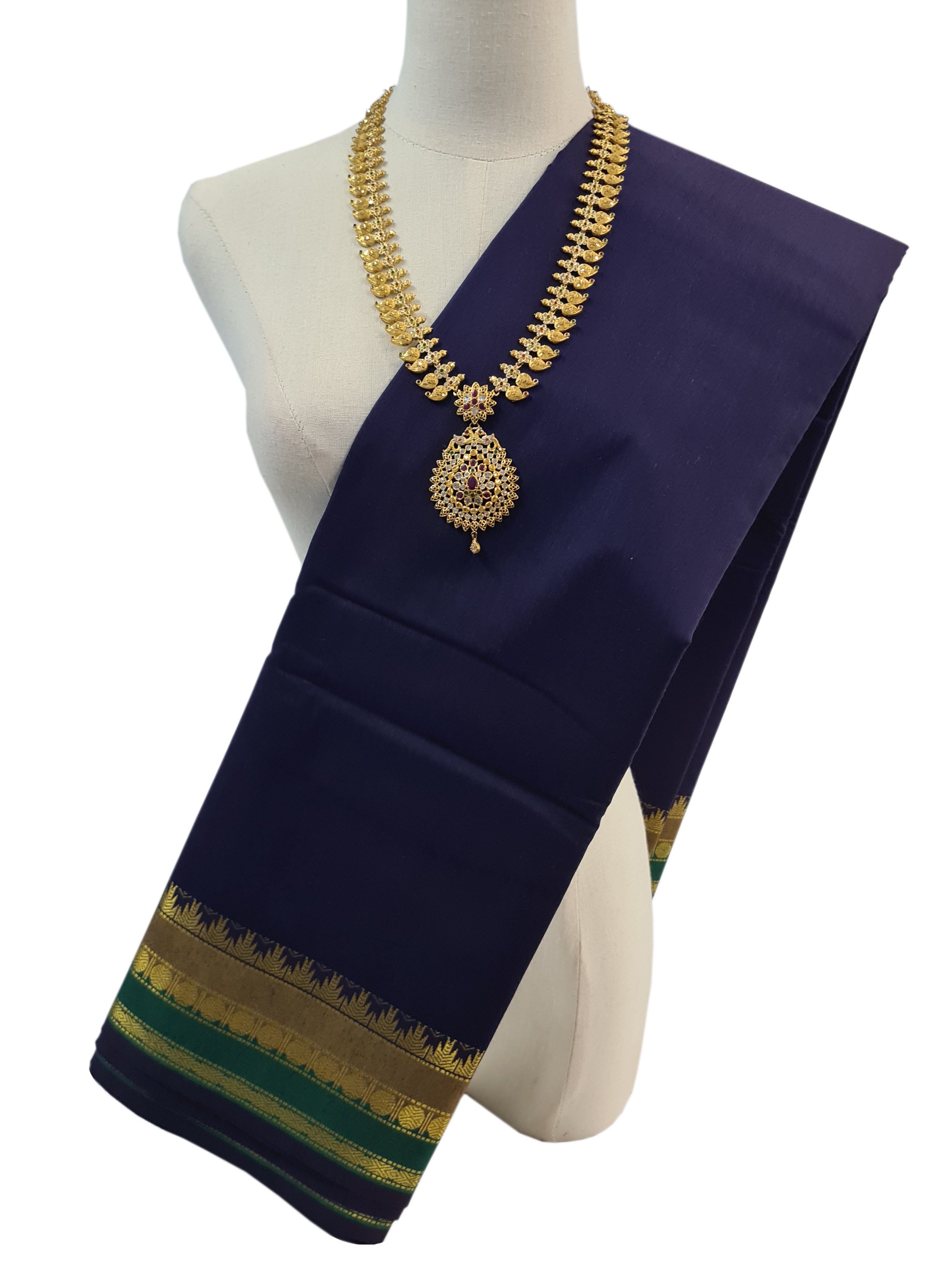 Vairaoosi Agarlic Cotton Silk Sarees