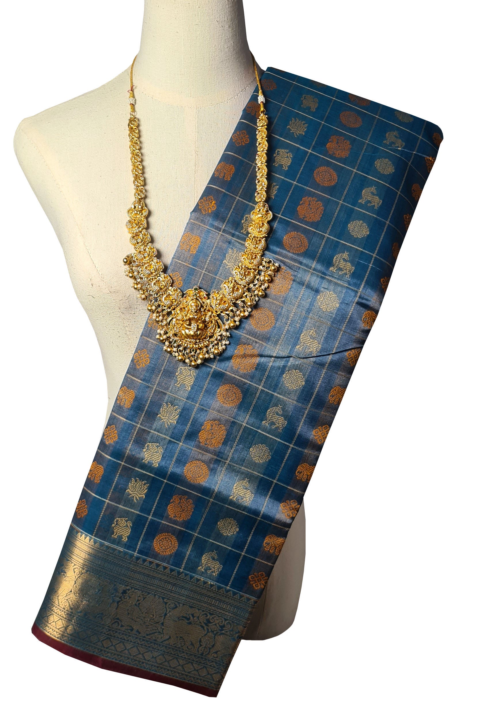 Kanchipuram Pure Silk Cotton Saree