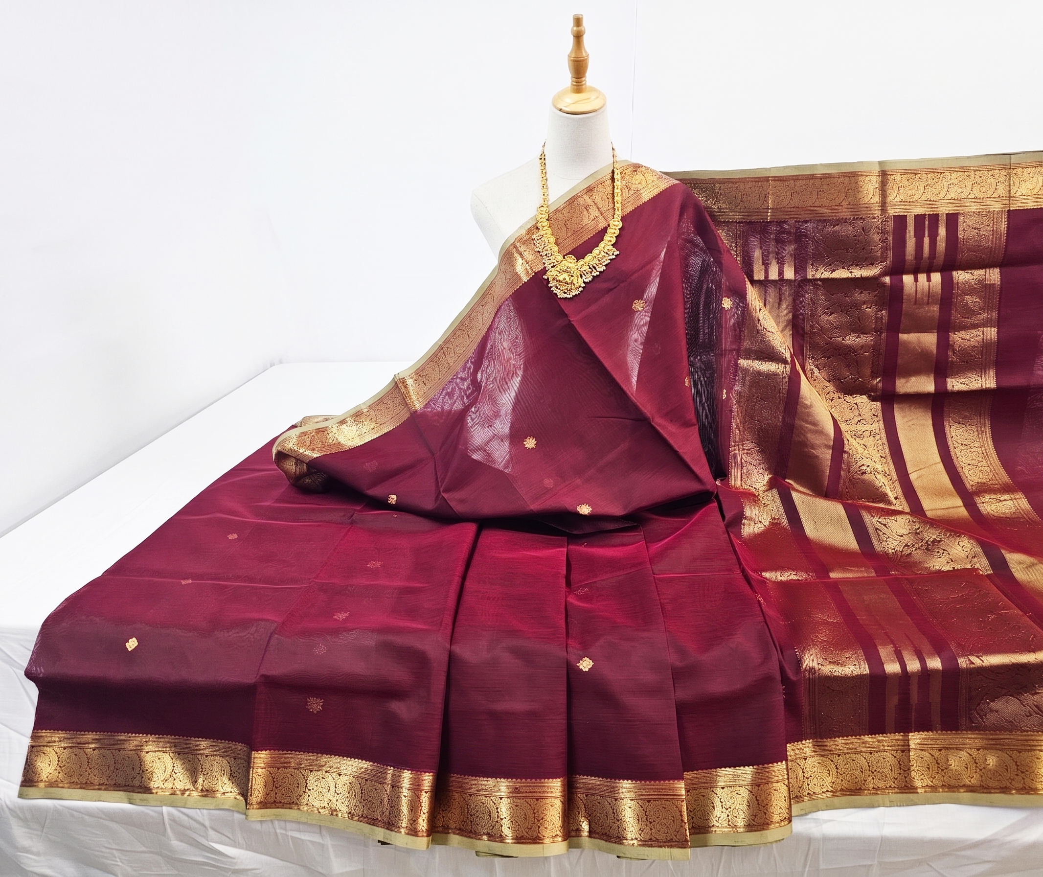 Kanchipuram Pure Silk Cotton Saree