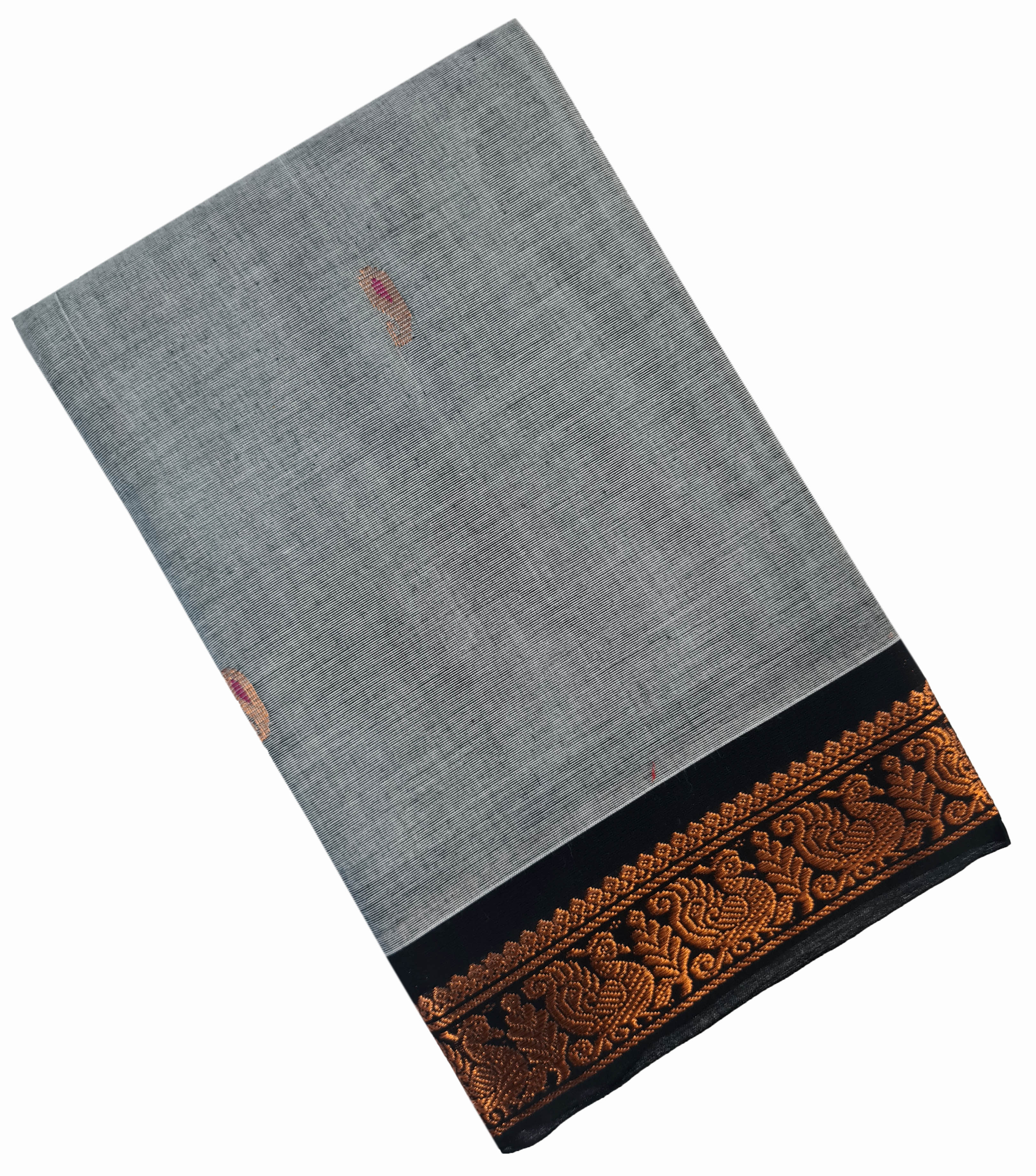 Kanchipuram Cotton Saree With Blouse