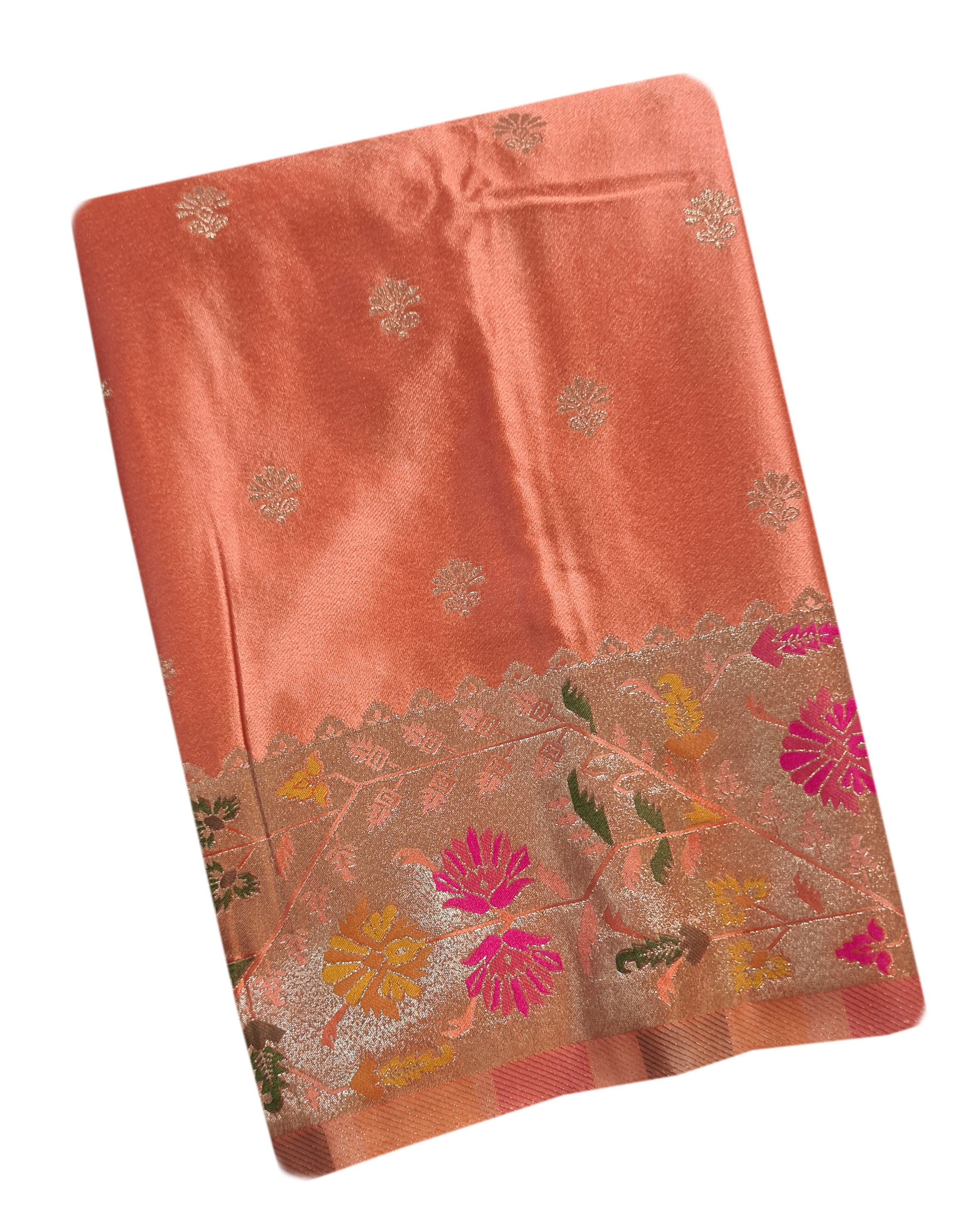 Bengaluru Crape Antic Silk Meena Sarees