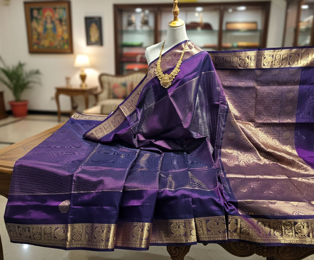 Kanchipuram Pure Silk Cotton Saree