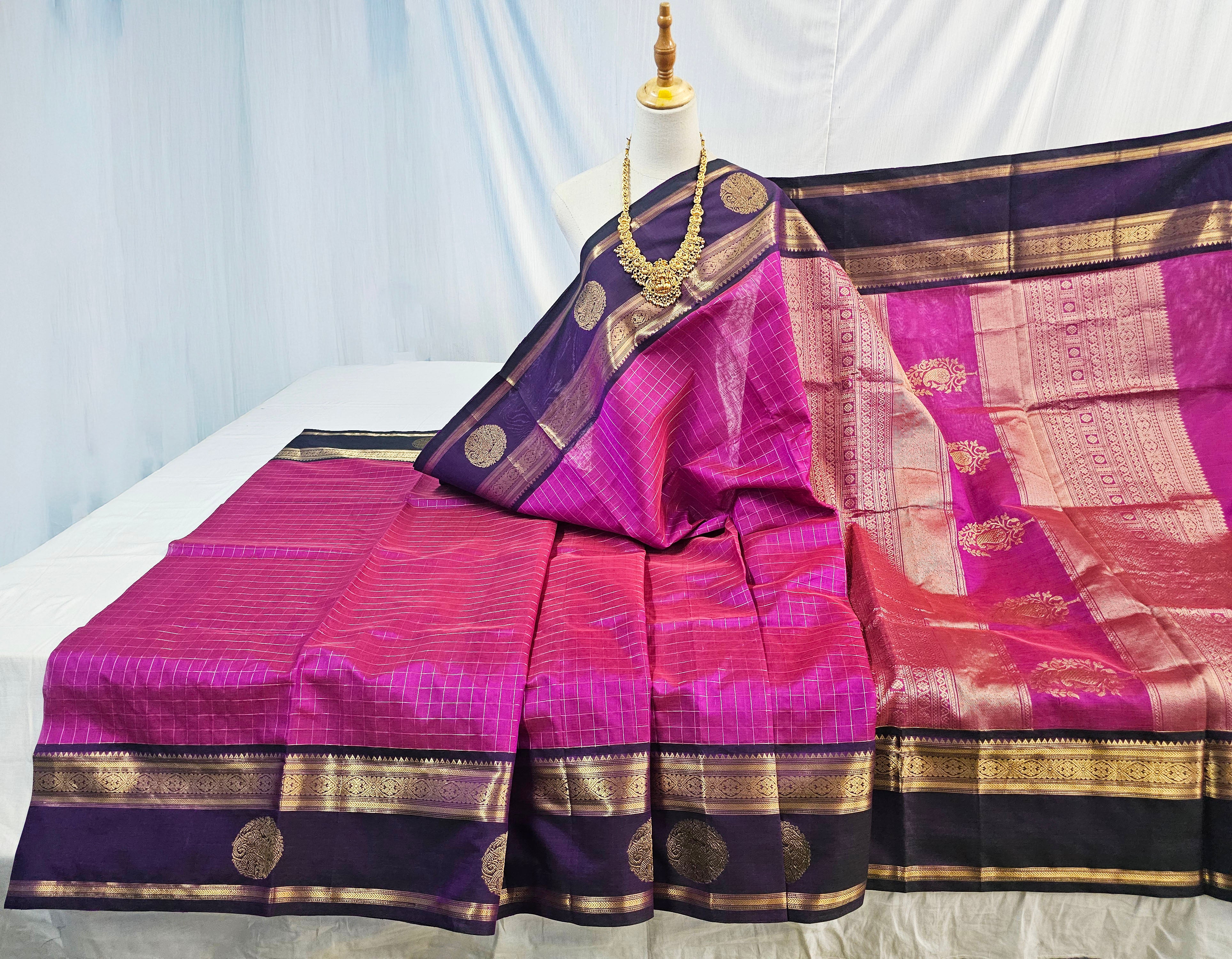 Kanchipuram Pure Silk Cotton Saree