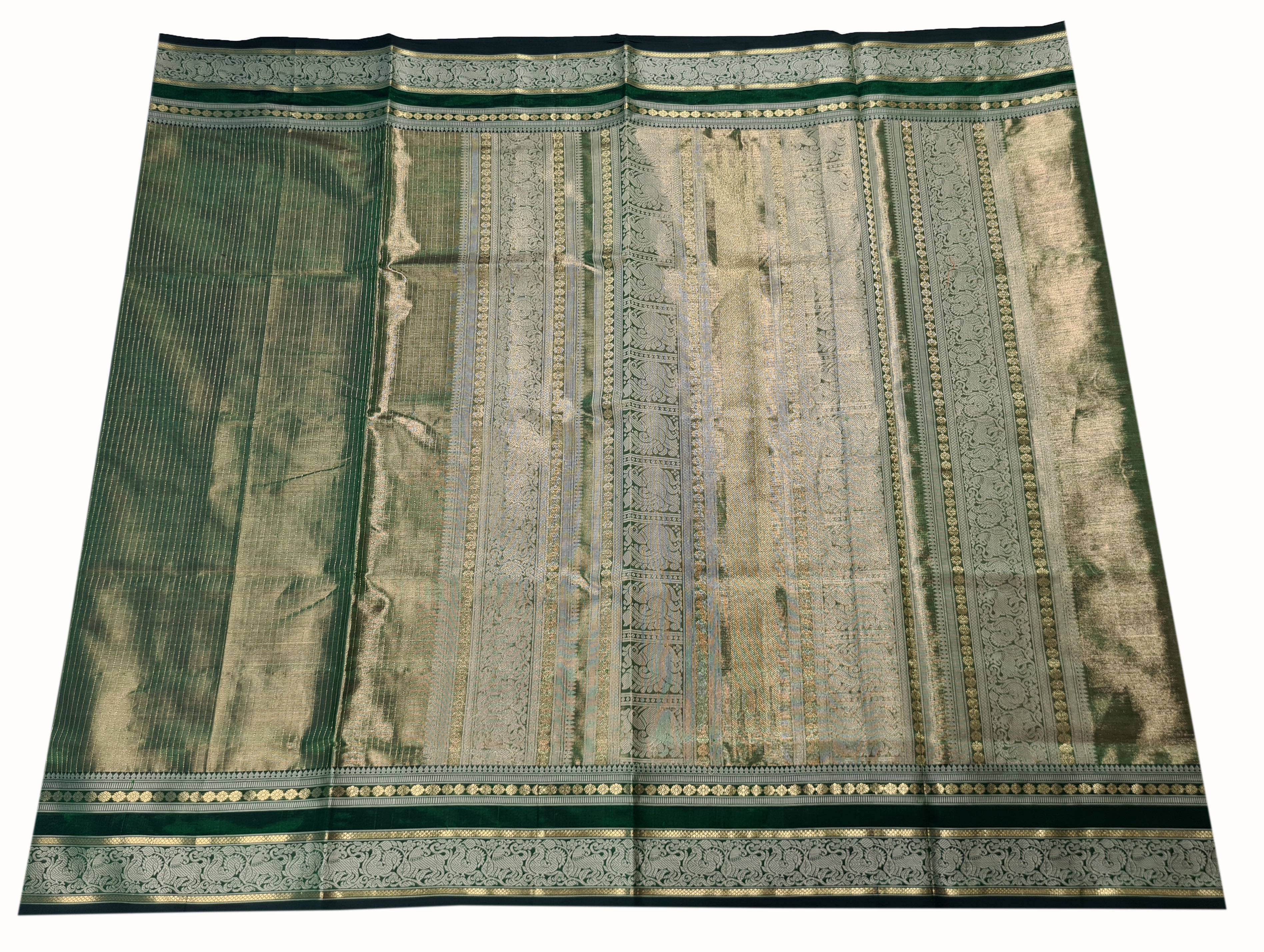 Tissue vairaoosi Kanchipuram Pure Silk Cotton Saree
