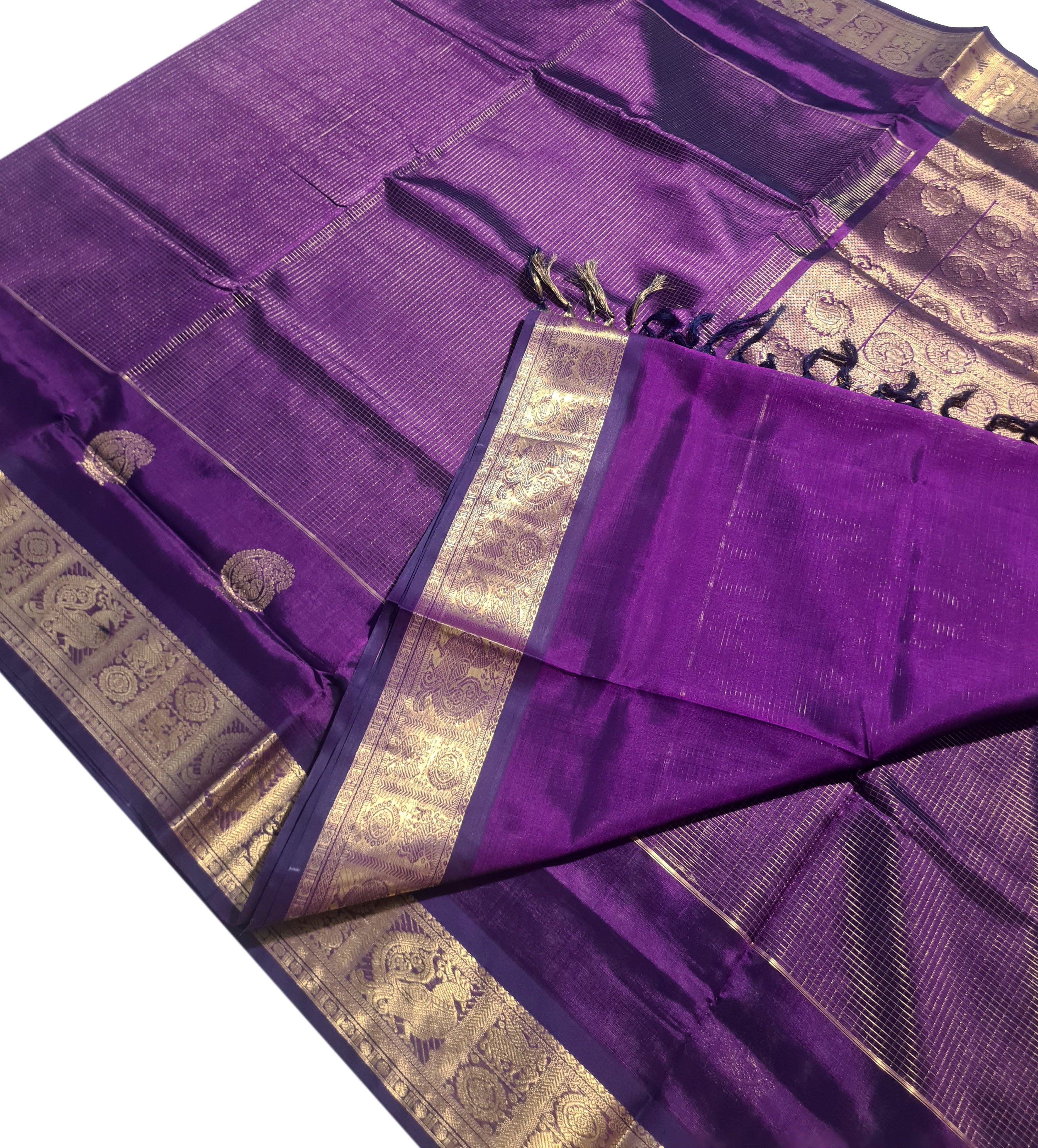 Kanchipuram Pure Silk Cotton Saree