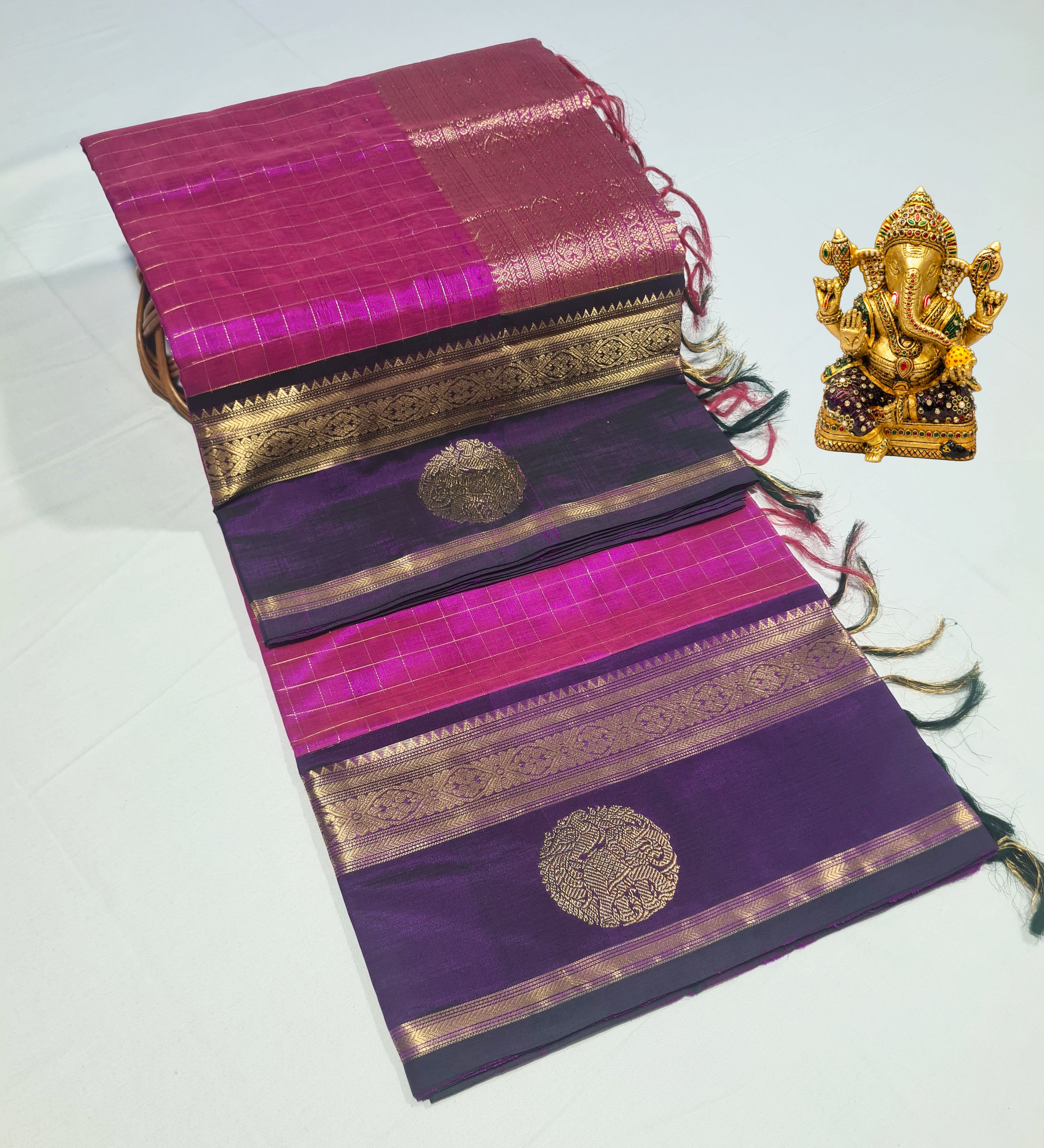 Kanchipuram Pure Silk Cotton Saree