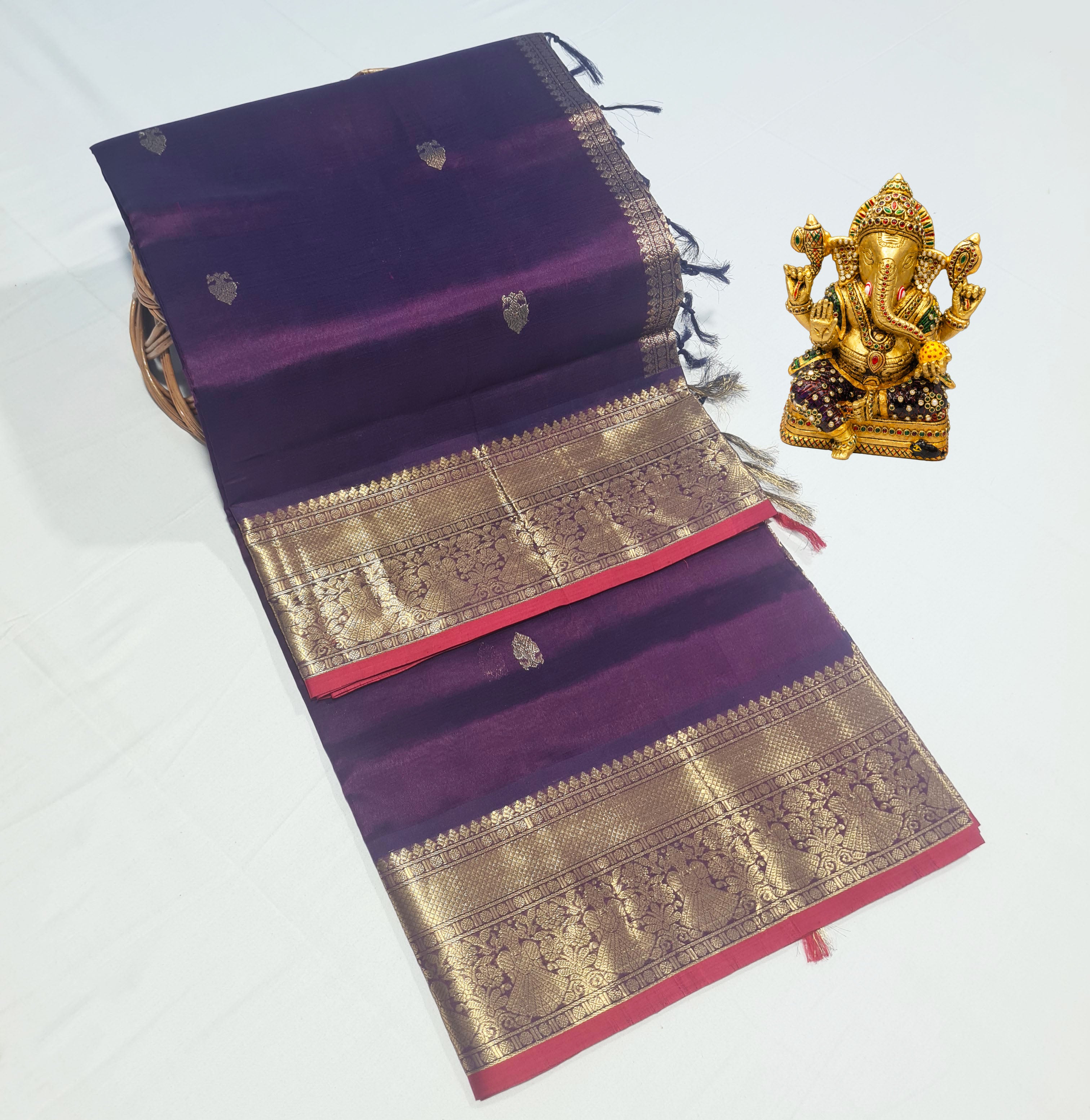 Kanchipuram Pure Silk Cotton Saree