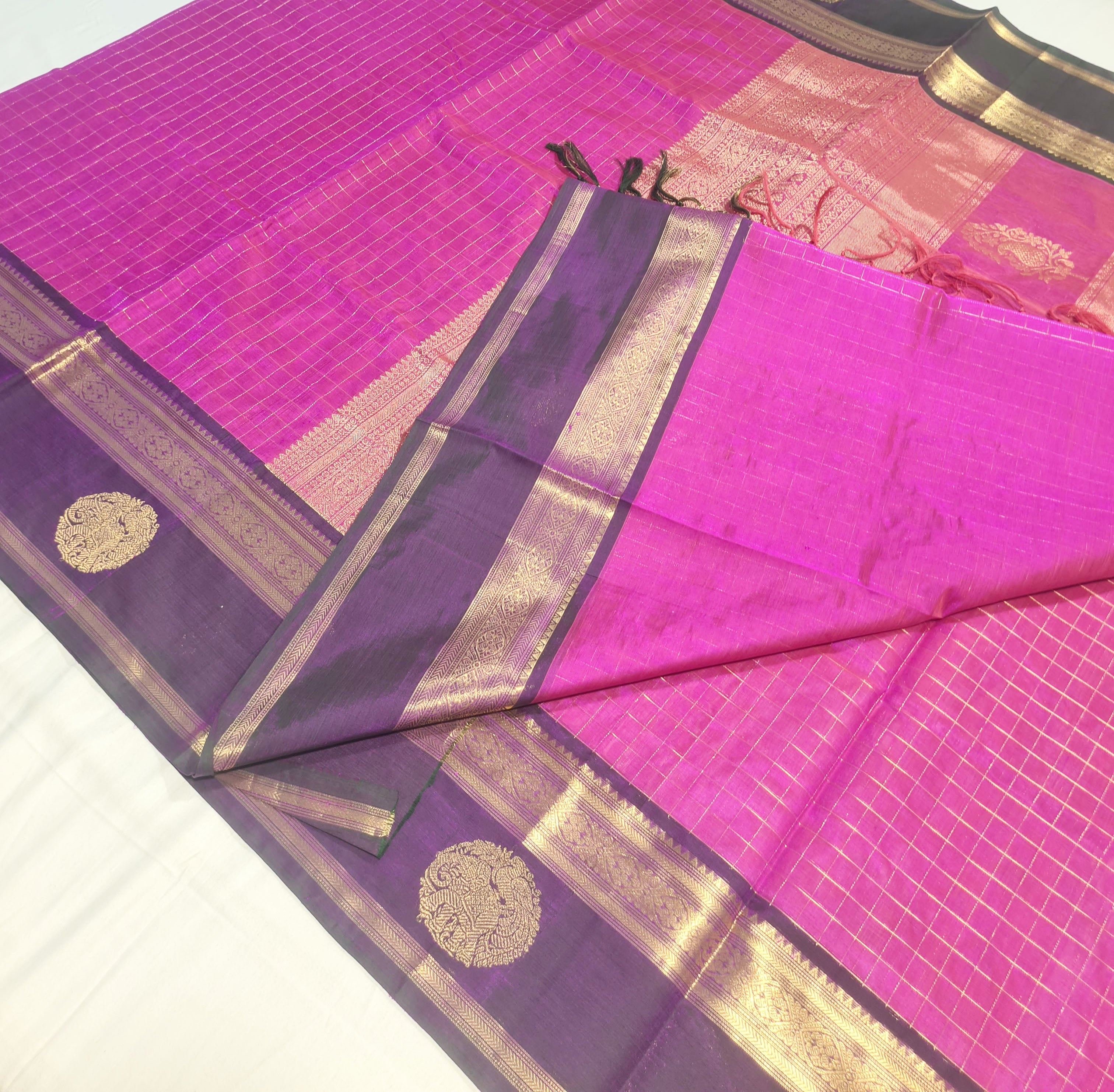 Kanchipuram Pure Silk Cotton Saree