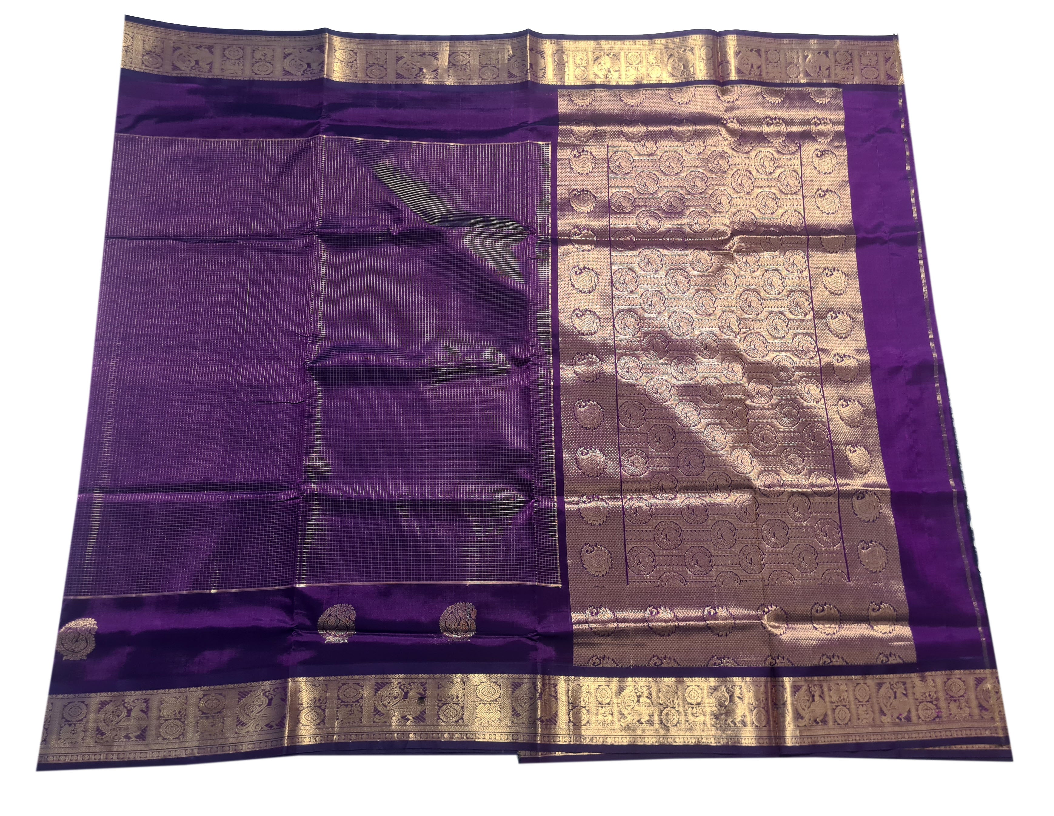 Kanchipuram Pure Silk Cotton Saree