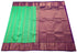 Kanchi Vegan Silk Saree With Contrast Blouse and Rich Jari Pallu
